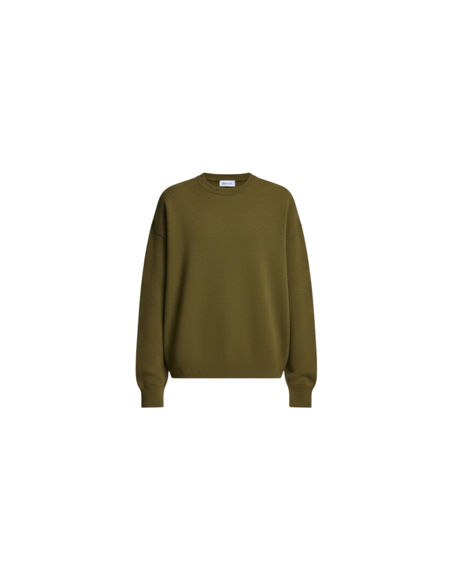 ORESTE OLIVE GREEN CREWNECK GALLERIA - Maglieria - PAURA