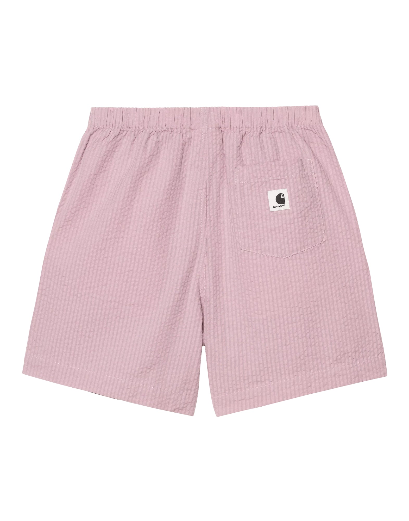 Short Femme I035133 31t Seersucker Toland Stripes rose brouillard CARHARTT WIP