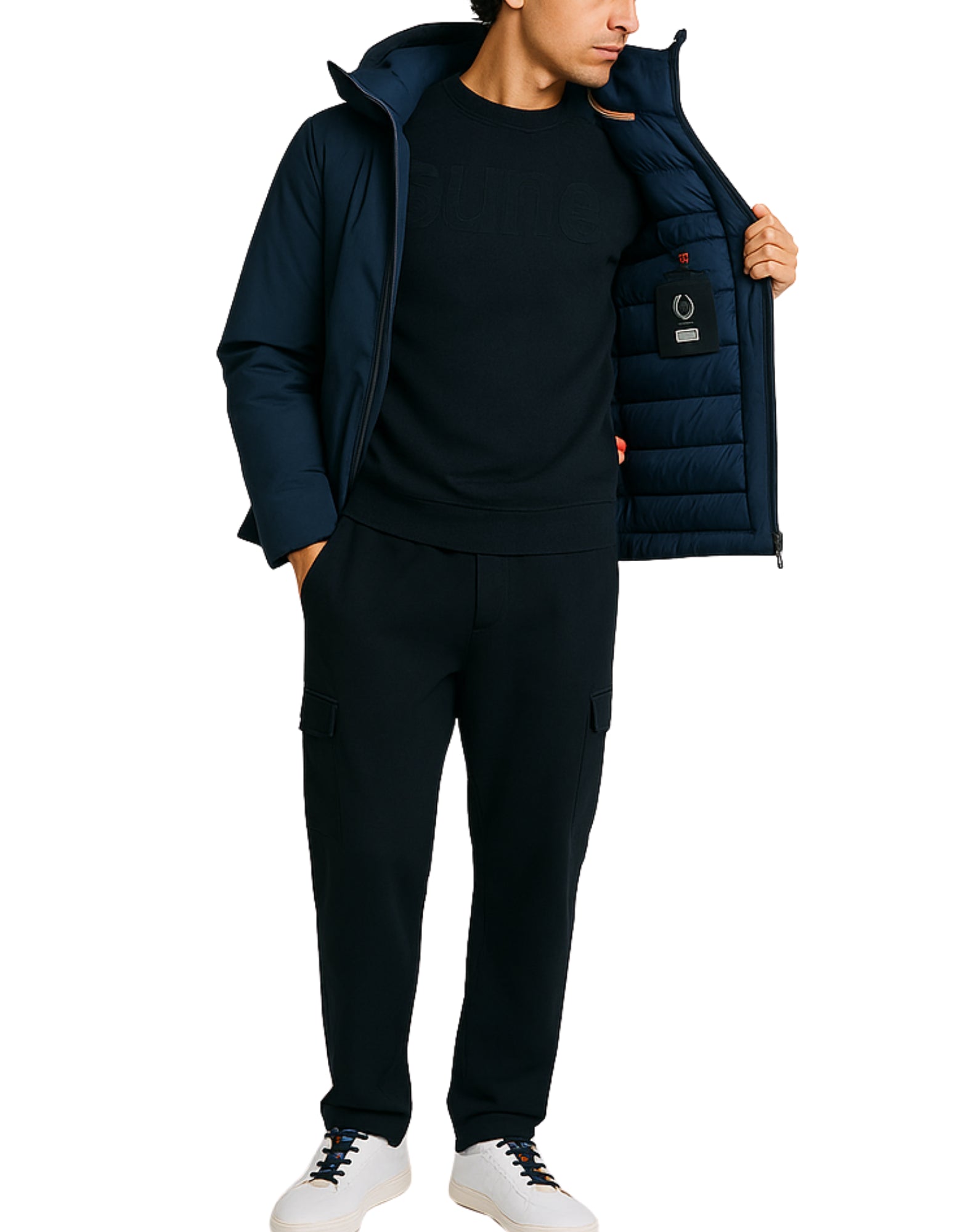 GBS53014U V3 DARK BLU JACKET - Giacche - Suns