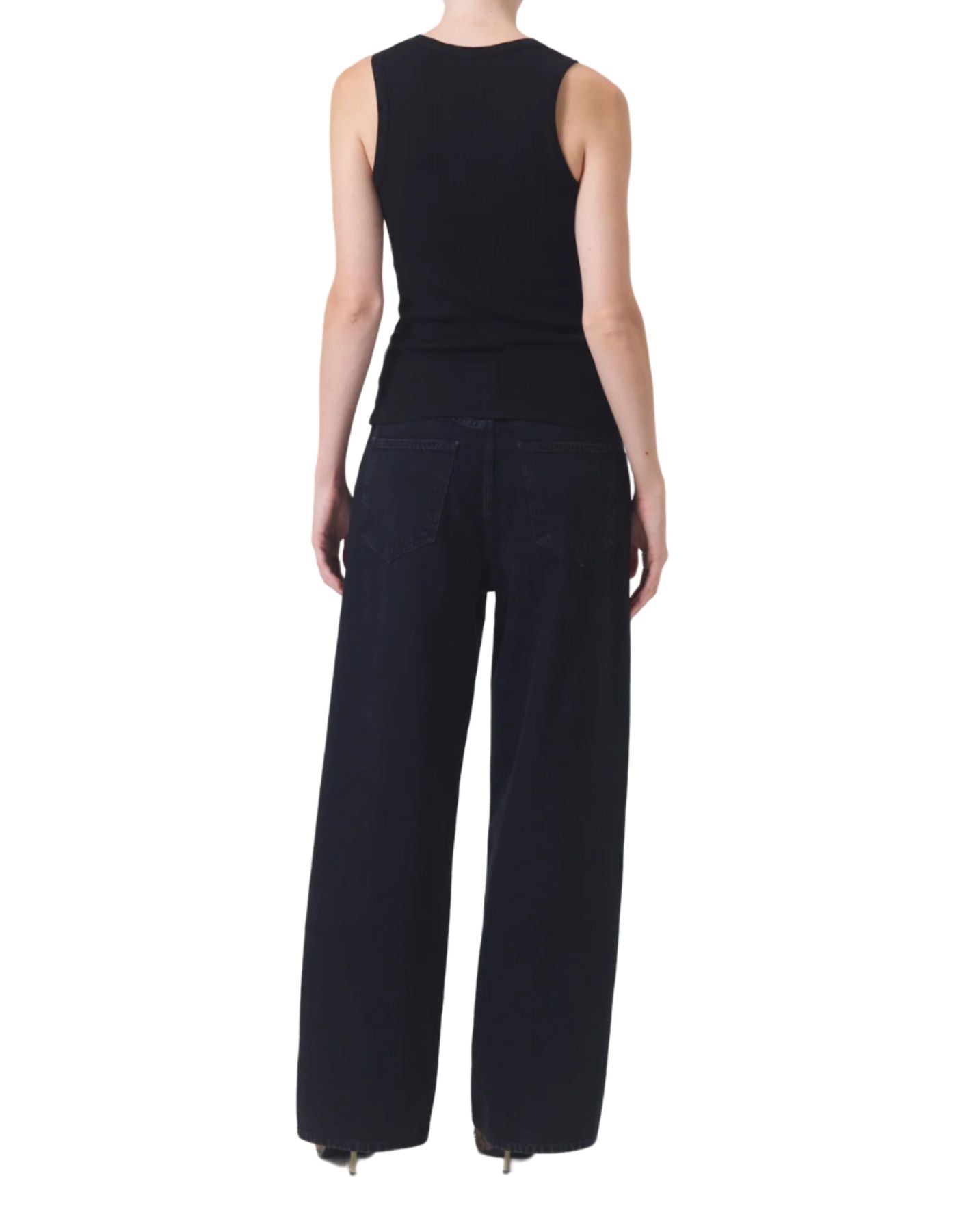Mujer de la camiseta de tanque A7056-1260 Beetle Agolde