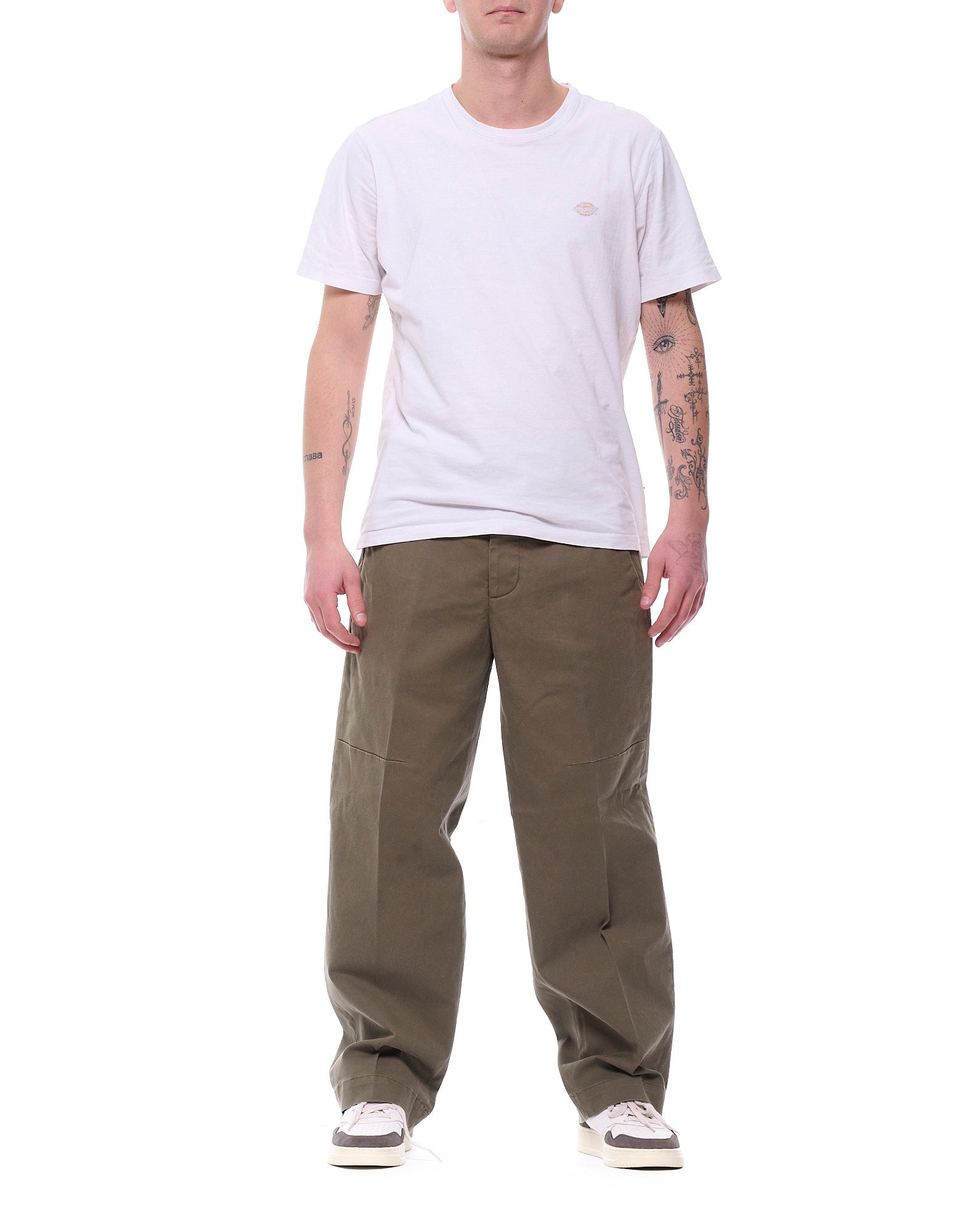 FRANCO A13 OLIVA - Pantaloni - NINE:INTHE:MORNING