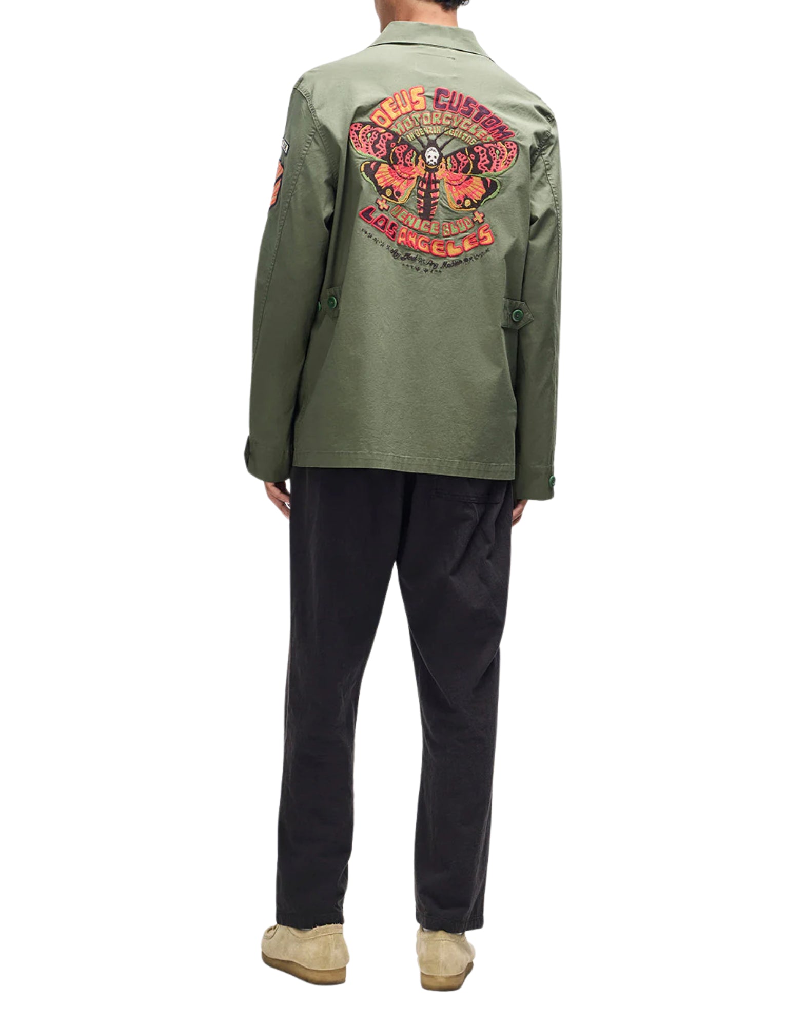 Deus Ex Machina Power Overshirt Pine Green Men’s D261MSH313 PINE GREEN