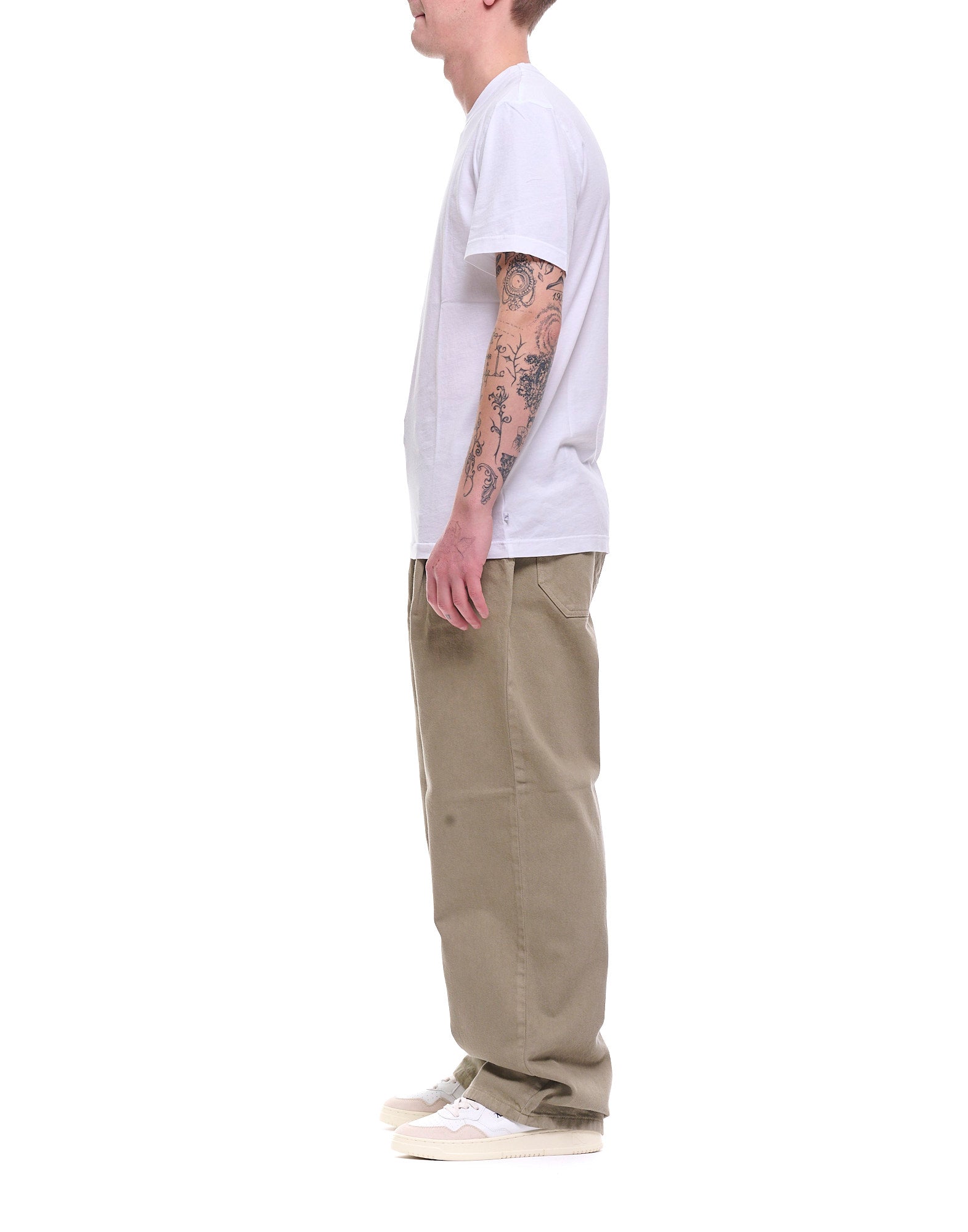 AMU151P4650569 C0502 HOSE NOGEND UNISEX AMISH BULL DYED DRYED HERB - Pantaloni - Amish
