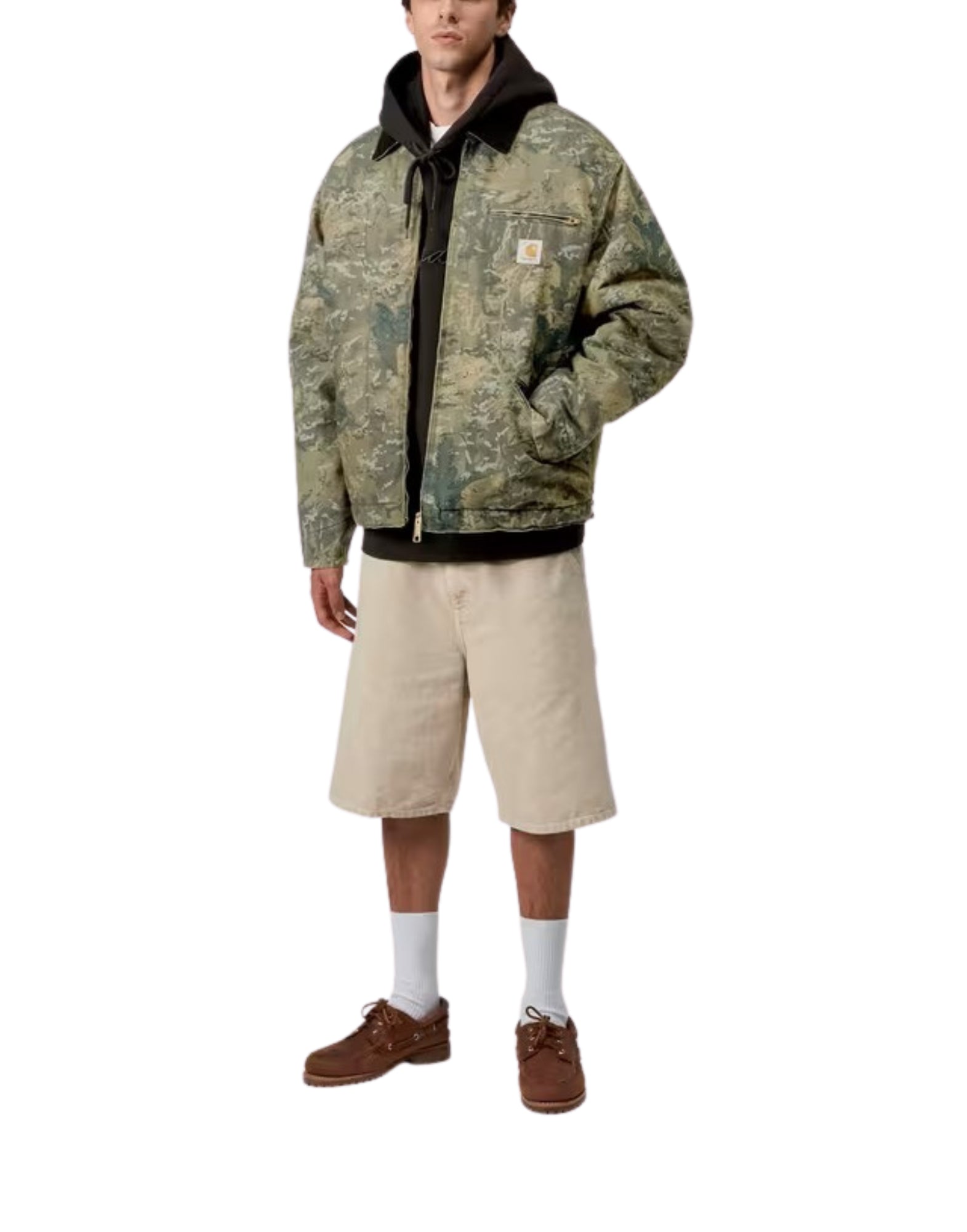 I035614 3BL06 CAMO Og Detroit Jacke - Giacche - CARHARTT WIP