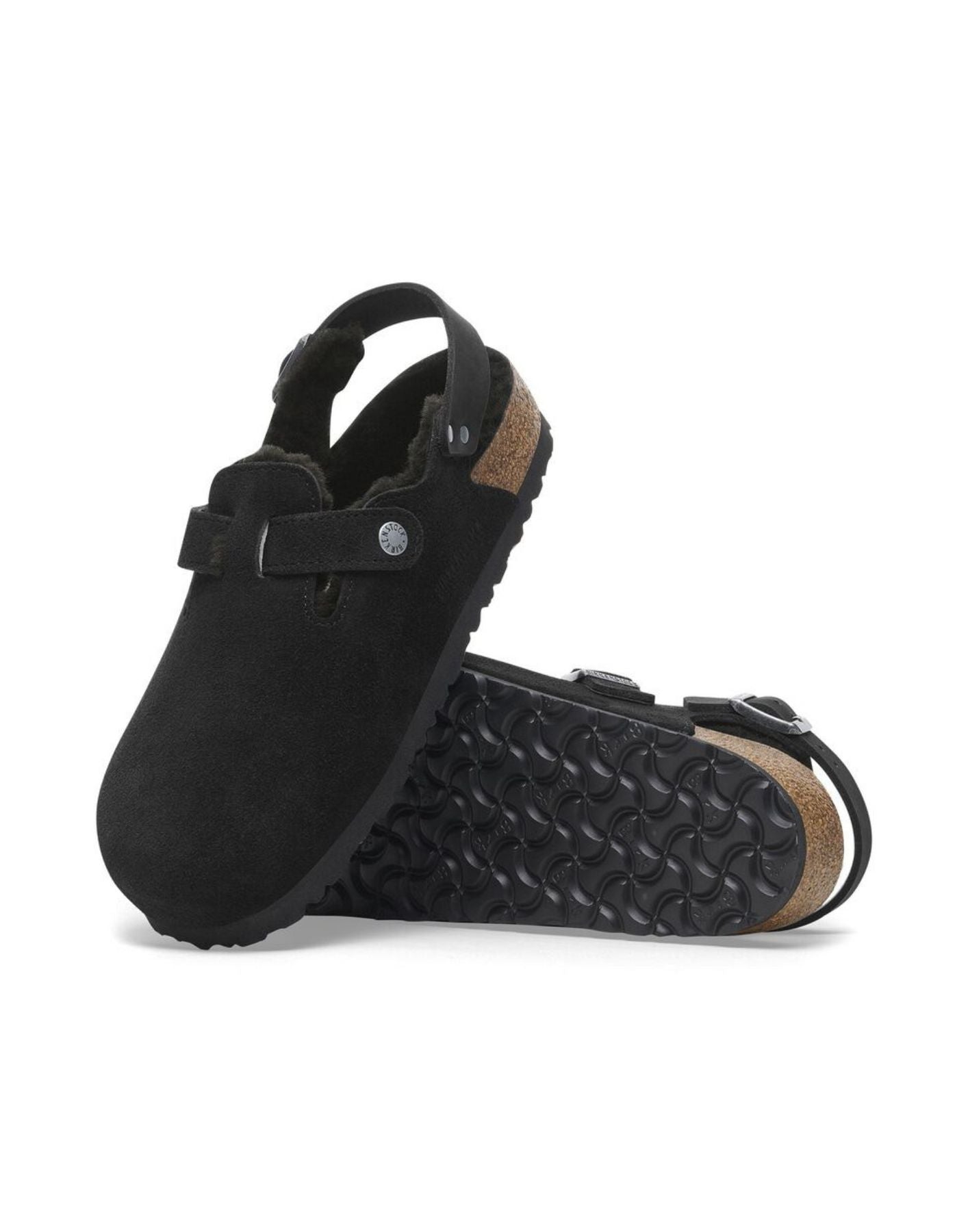 샌들 여성 1028328 Tokio Shearling Black Birkenstock