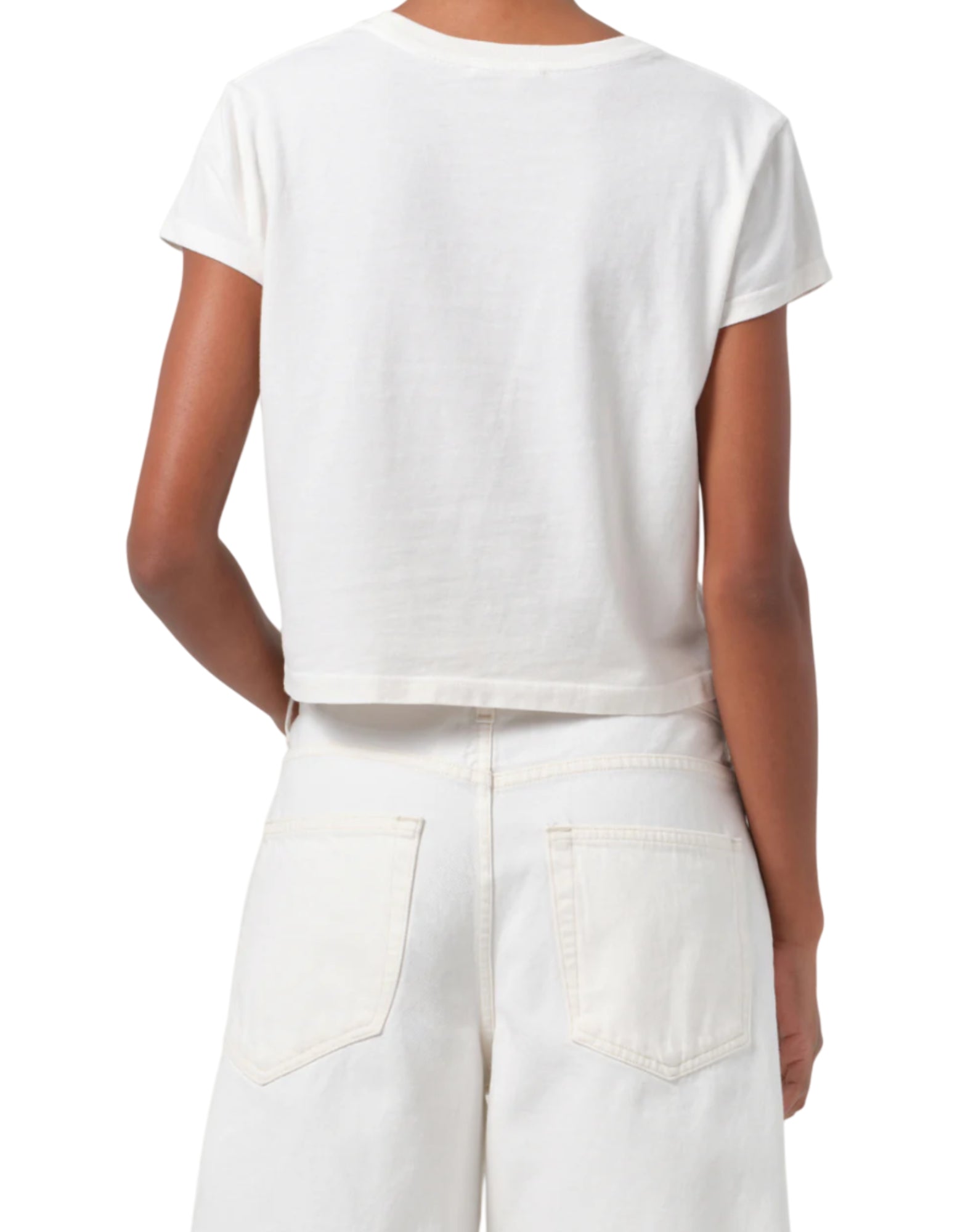 티셔츠 여자 A7180 1507 Adine White Agolde