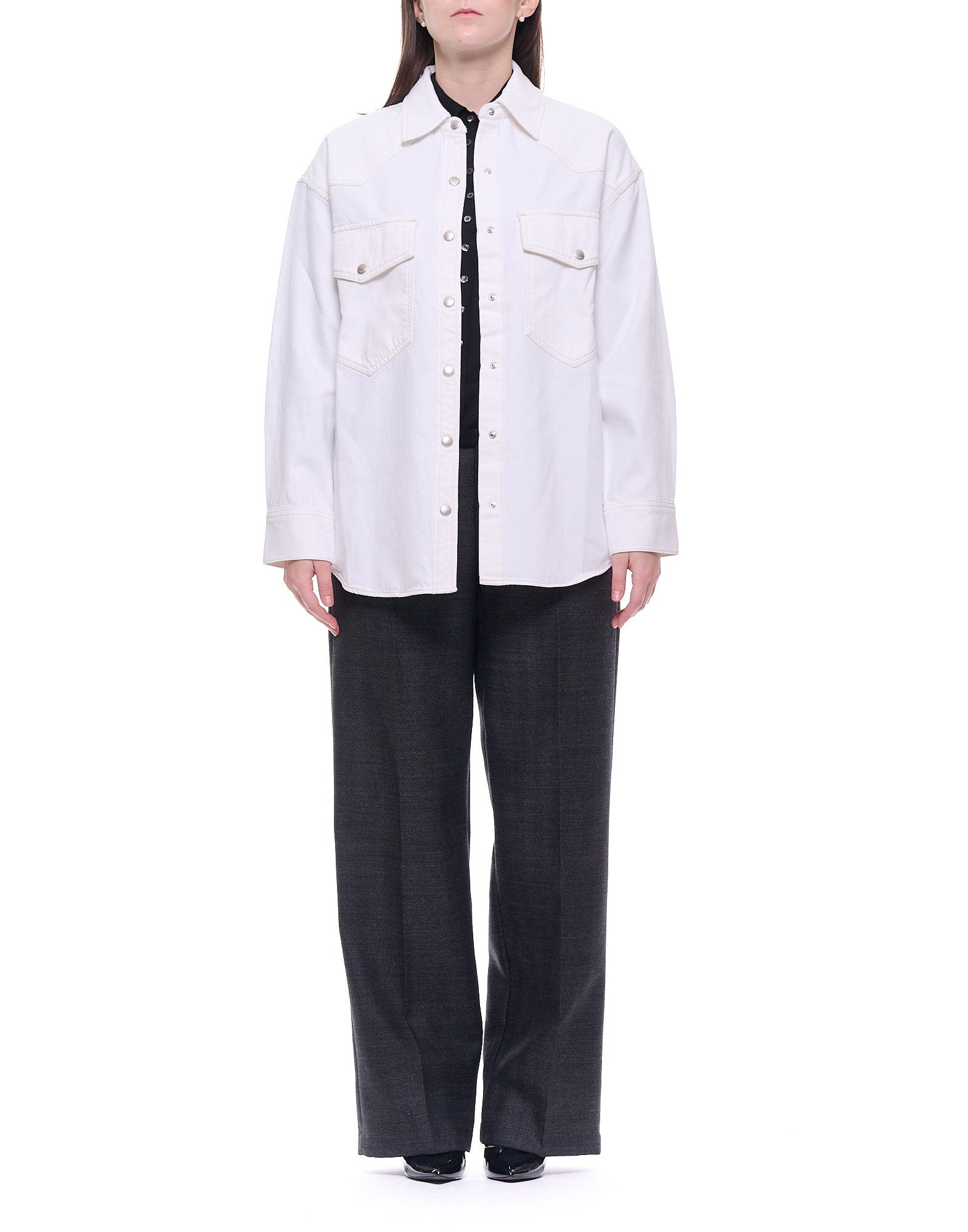 A73557 1500 MLSKE WHITE SHIRT MILKSHAKE - giacca - Agolde