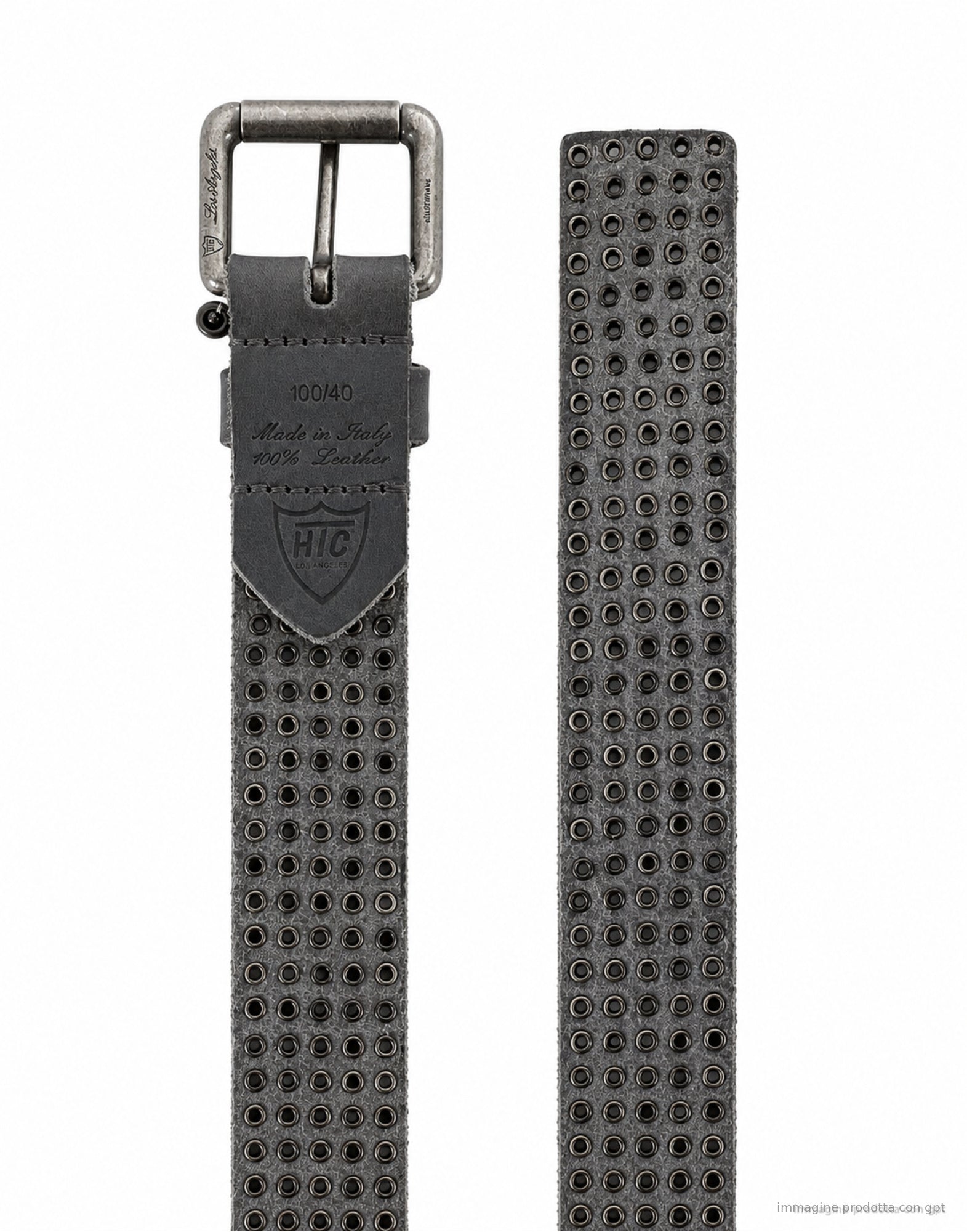 CEINTURE À CLOUS 5000 BLEU FONCÉ