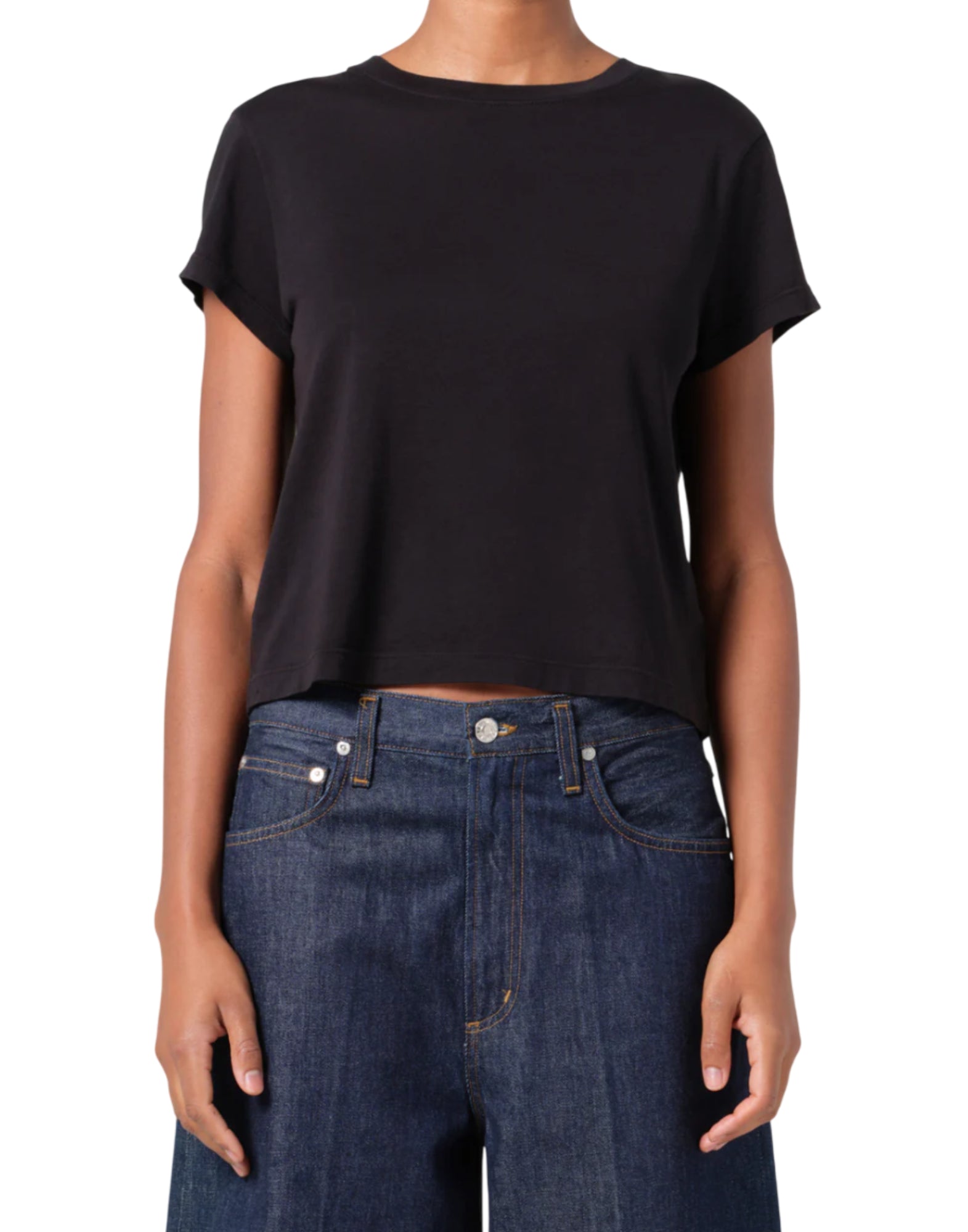 티셔츠 여자 A7180 1507 Adine Black Agolde