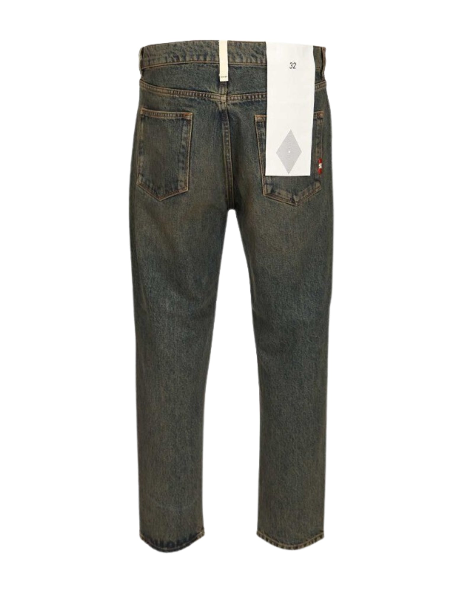 AMU001D4363008 C0999 Green Dirty - Jeans - Amish