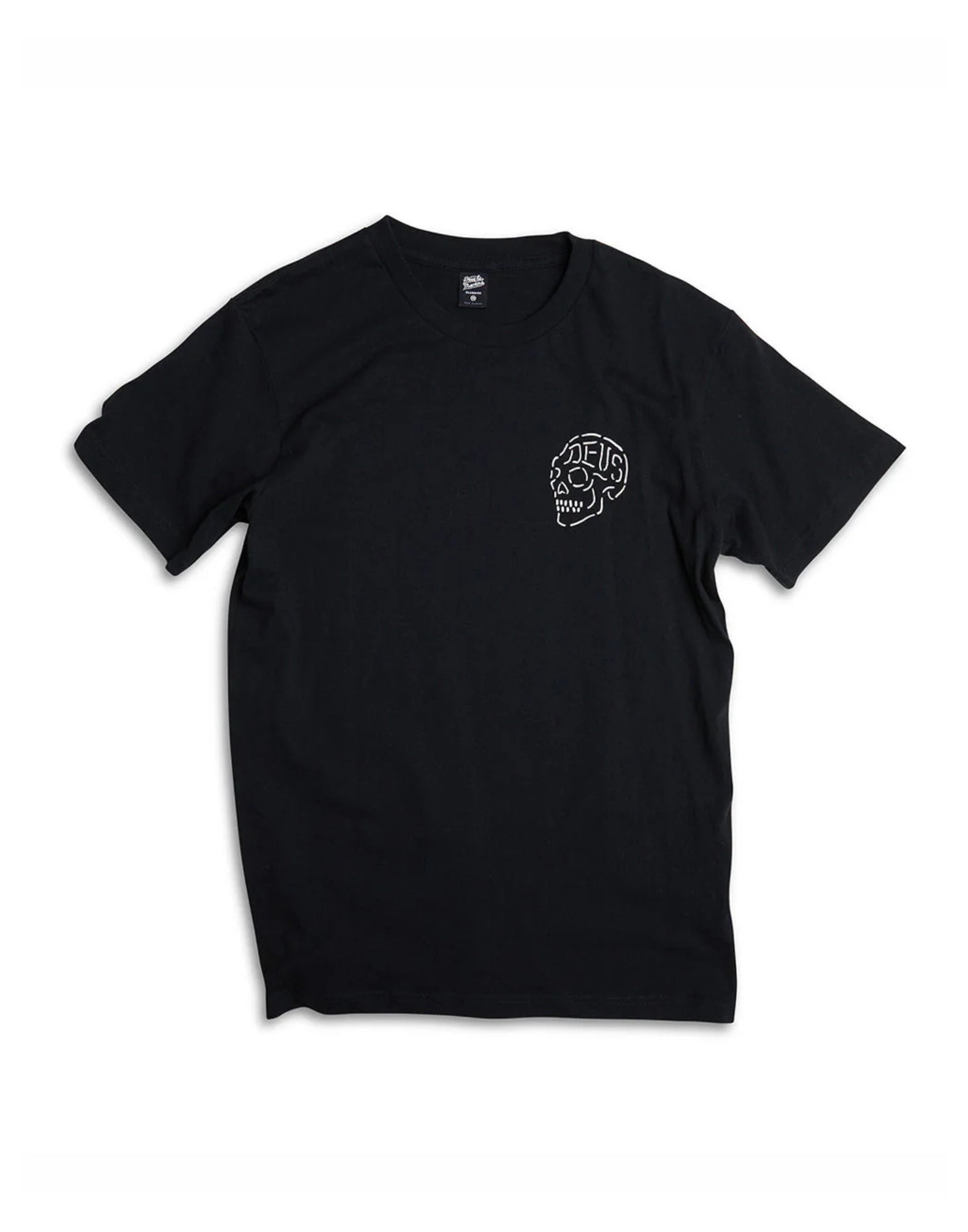 Deus Ex Machina Venice Skull Black Cotton T-Shirt Men’s D261MTS128099090