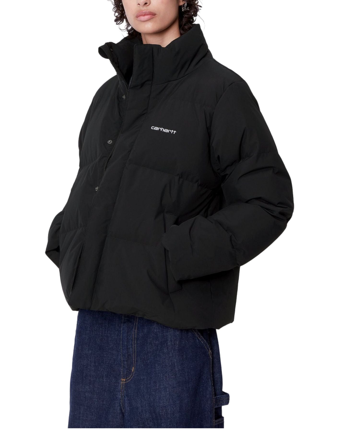 재킷 여자 i030874 0d2xx Yanie Black CARHARTT WIP