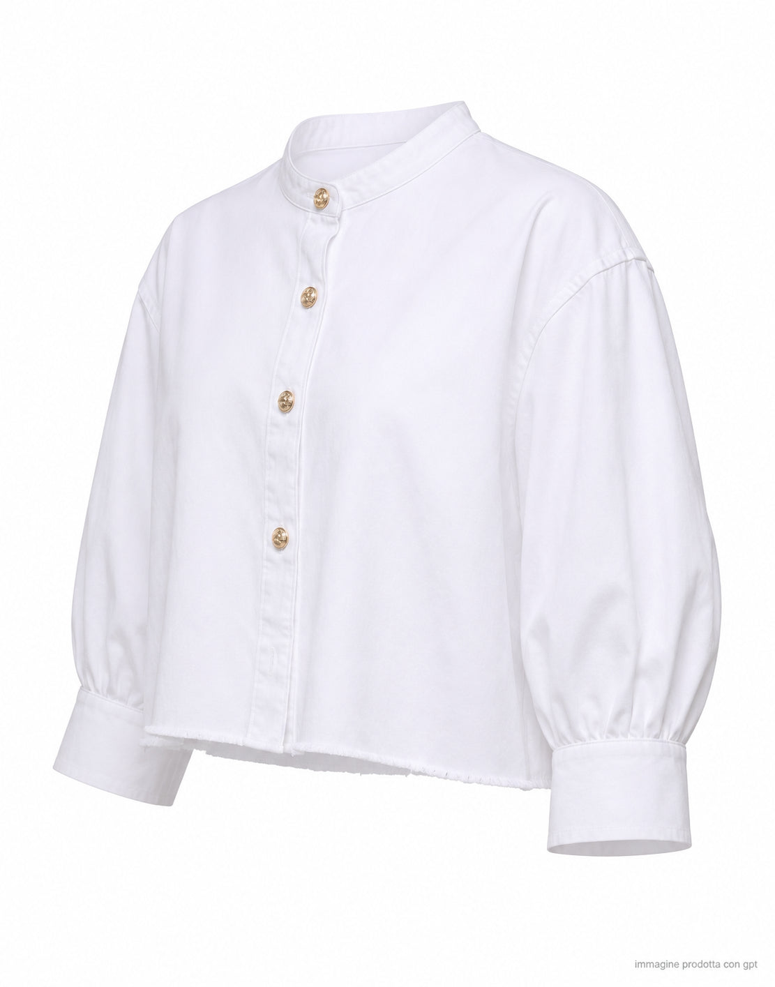 Cellar Door Chemise Courte Loren Coton Blanc Femme Short Manchon 251653 F126 01 BLANC