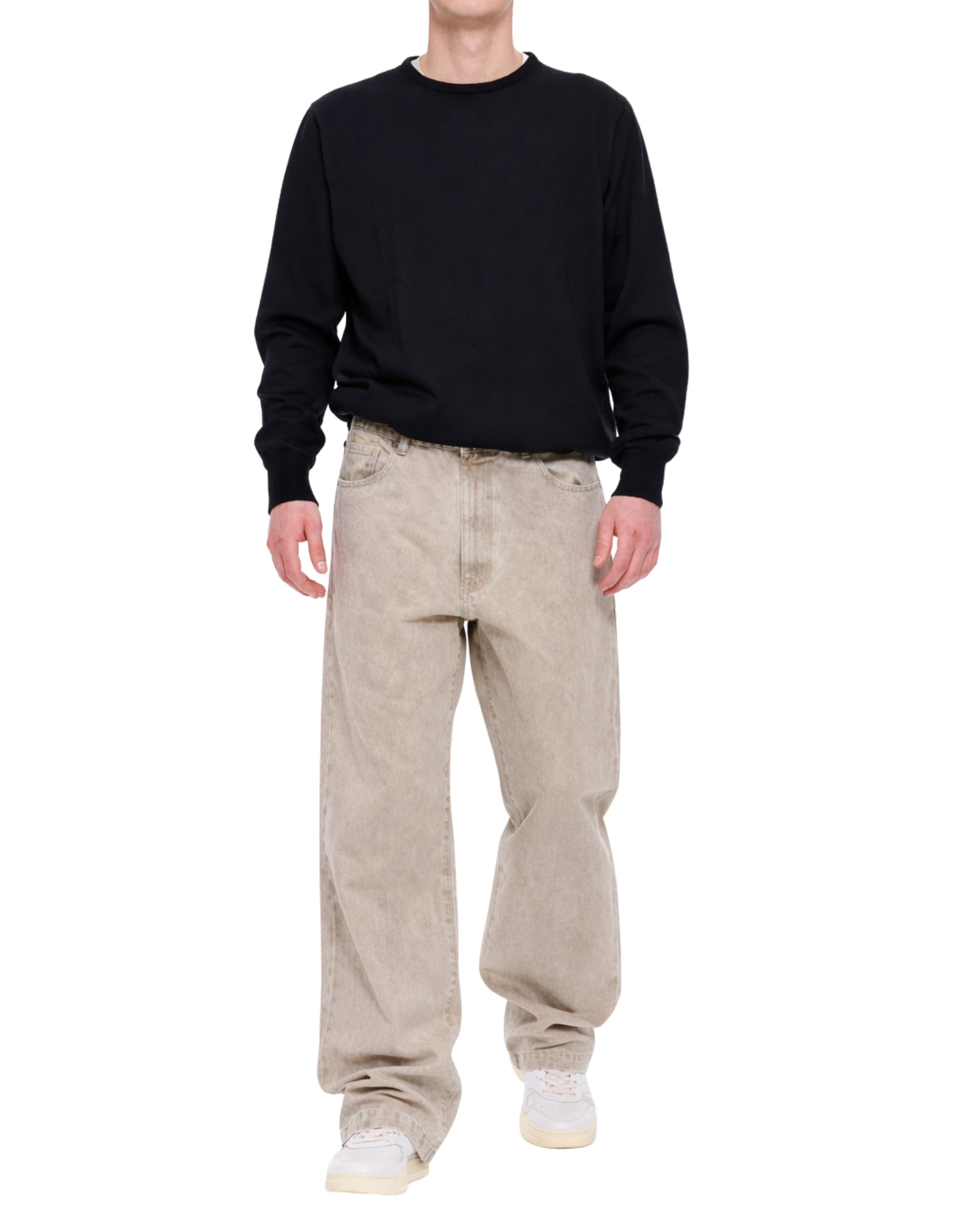 Desmore Heavy Canvas byxor för män i Beige MC025PO03 OVER HEAVY CANVAS