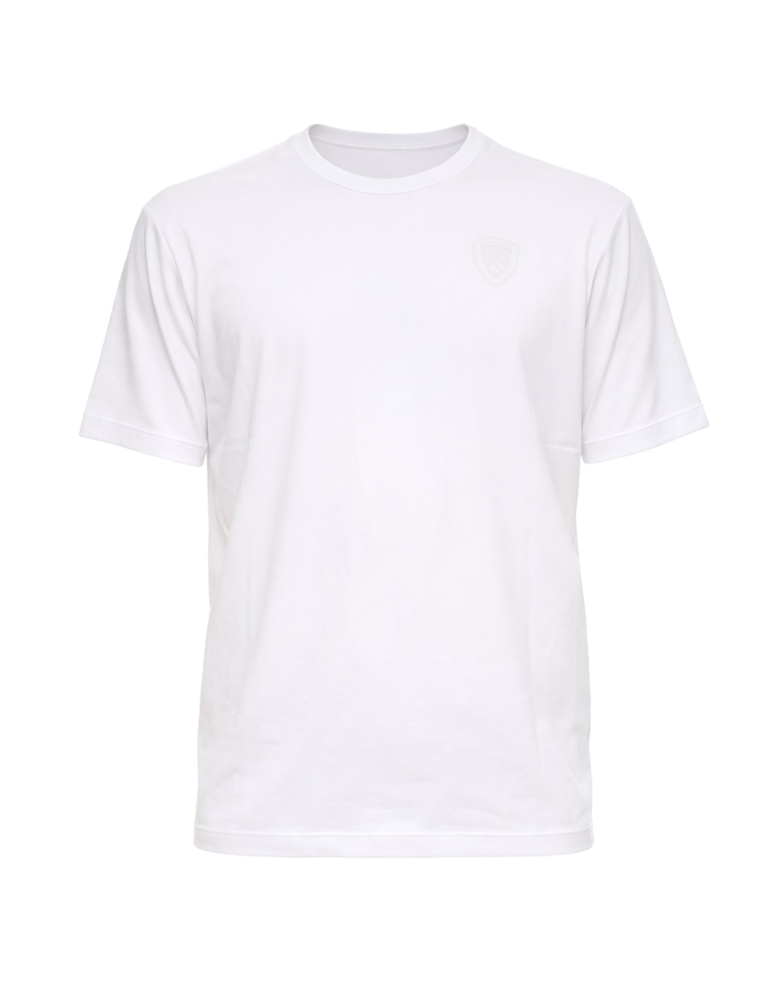 Blauer Jason Logo T-Shirt Optic White Stretch Jersey Slim Fit Men’s 26SBLUH02541-007608 100 JASON