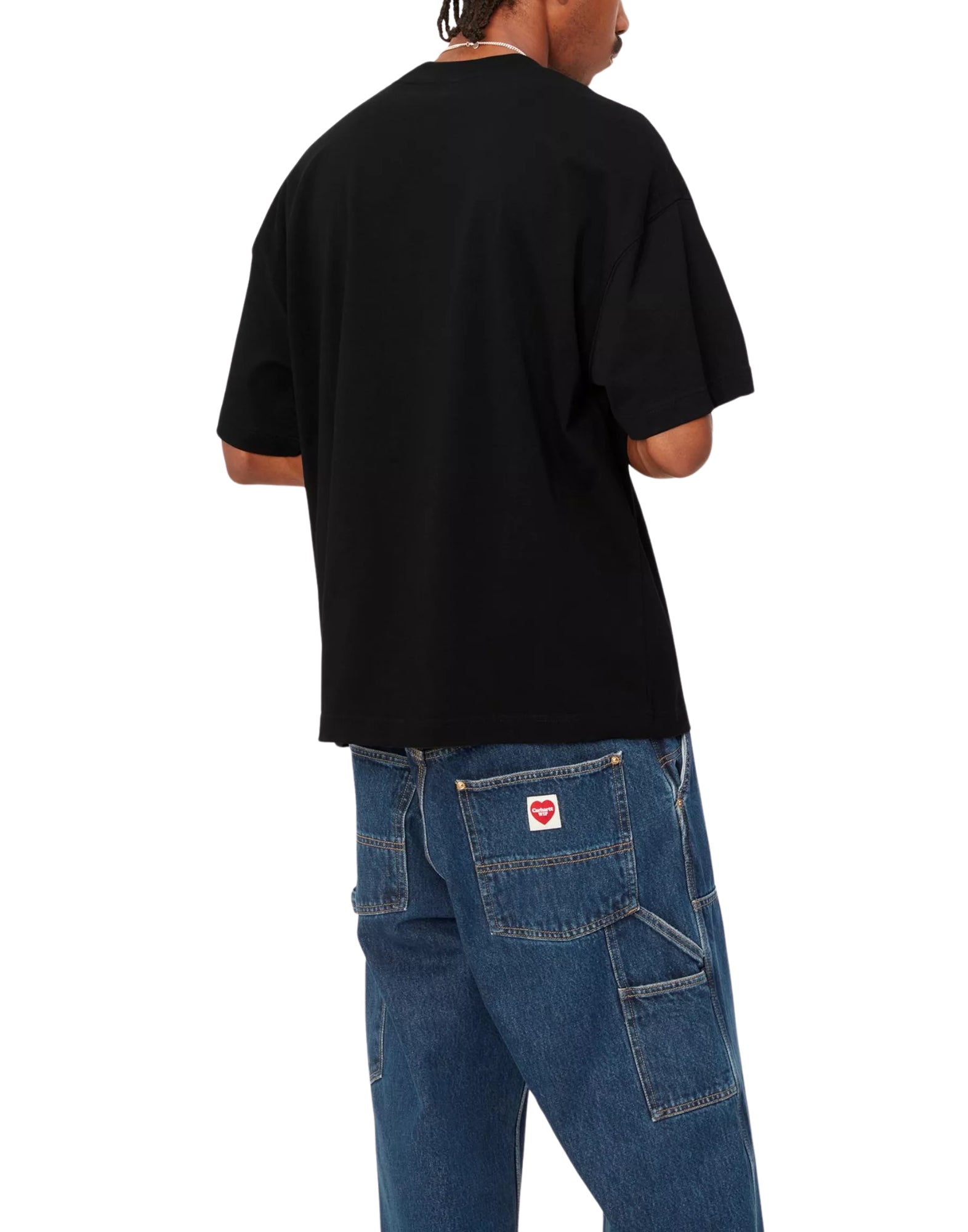 I031373 0D2.XX BLACK/WHITE T-SHIRT - Maglieria - CARHARTT WIP