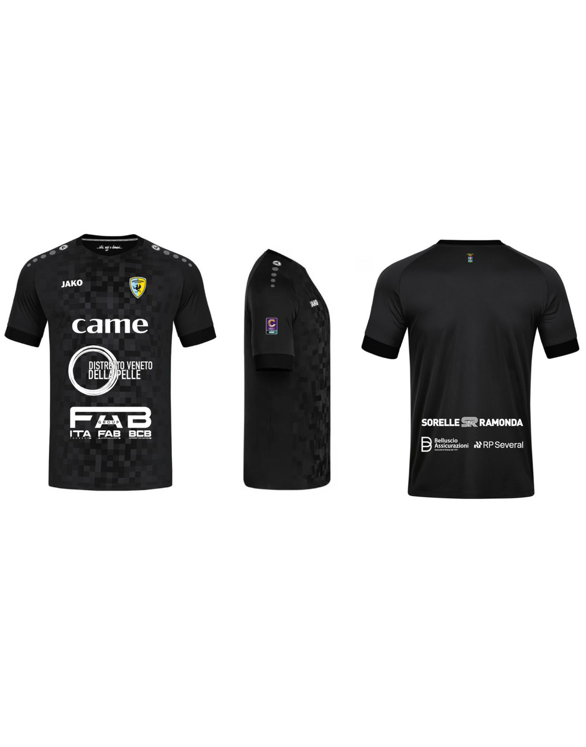 T-shirt Arzignano calcio Nero