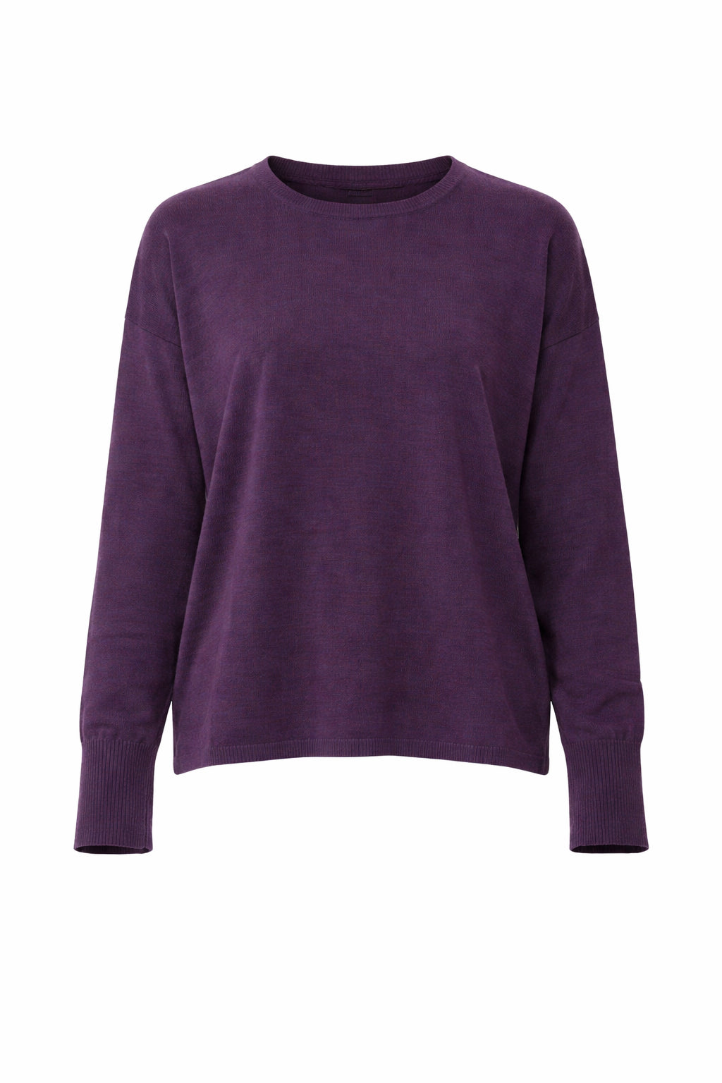 D3205TF 405 PRUGNA SWEATER - Maglieria - ARAGONA