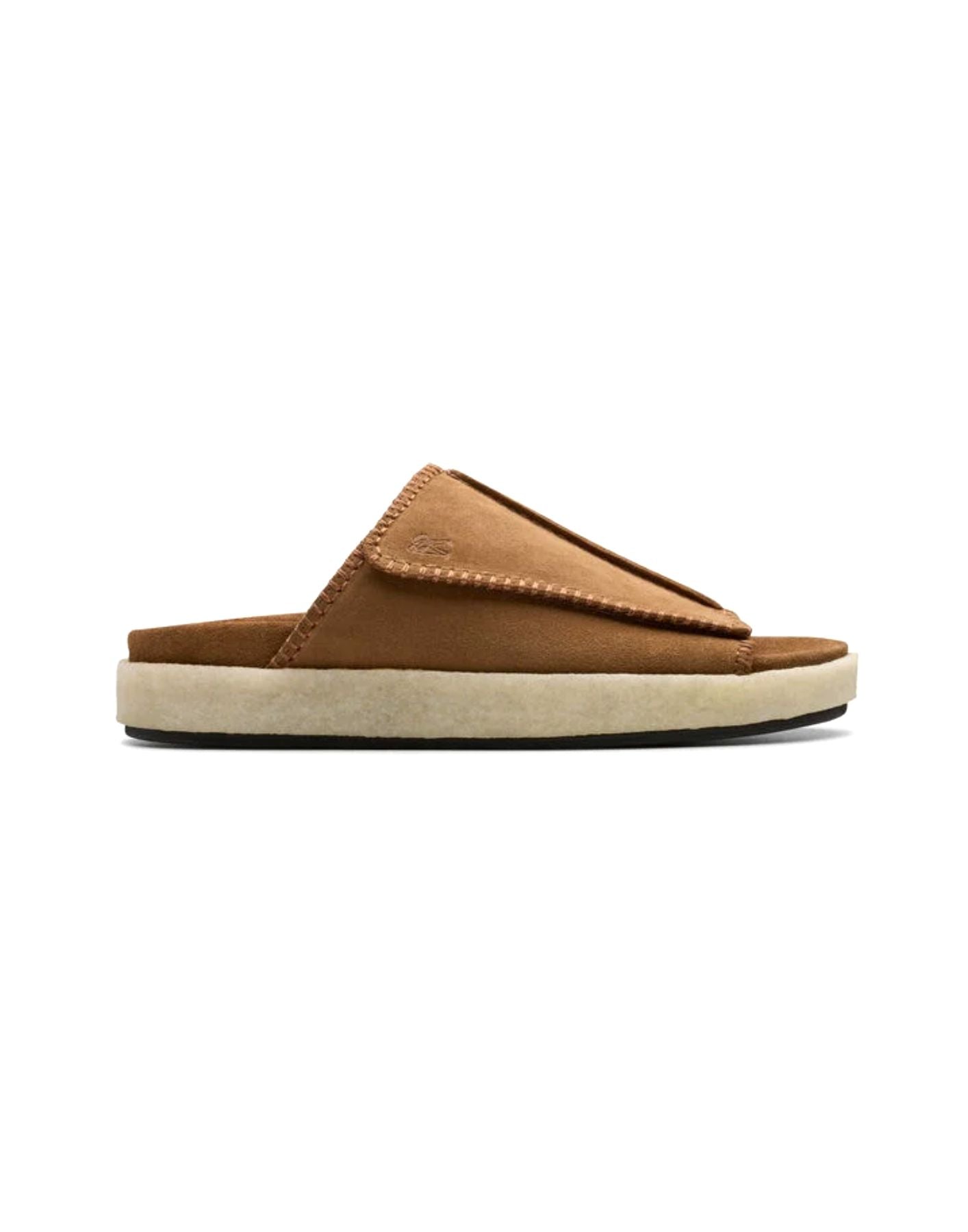 샌들 맨 콜라 스웨이드를 오버 슬라이드합니다 Clarks 원본