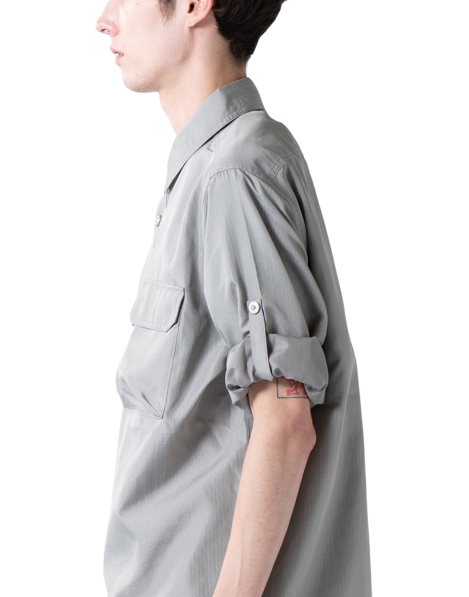 Shirt Man 109Shndml 2 darke Salbei Grün TAION