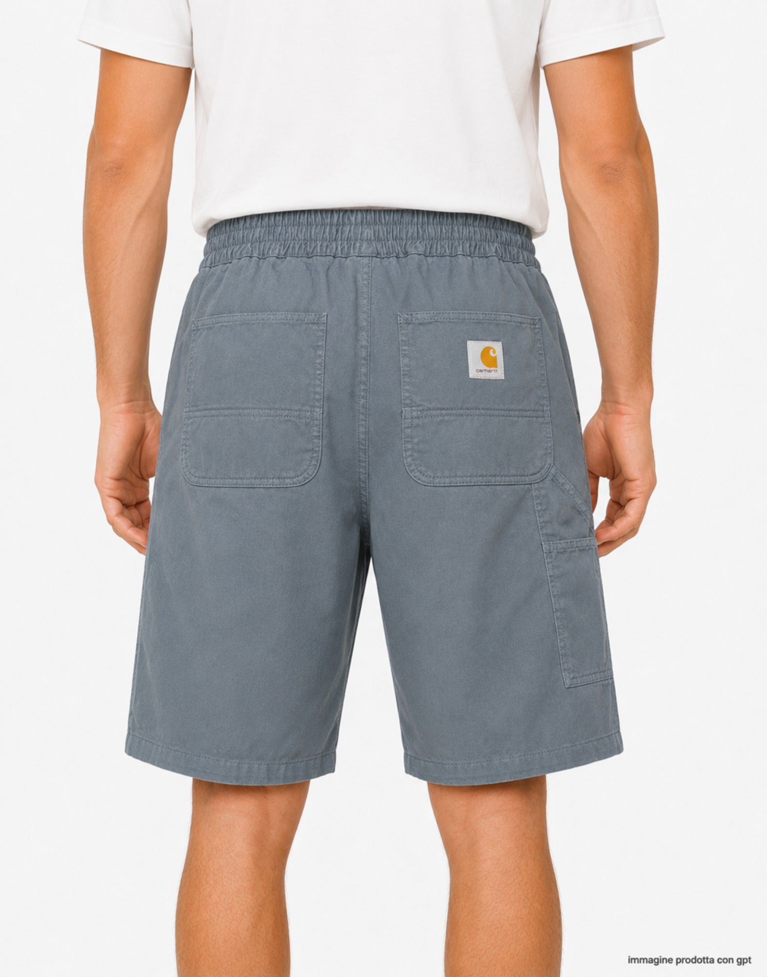 Flint Short Cozy Blue garment dyed