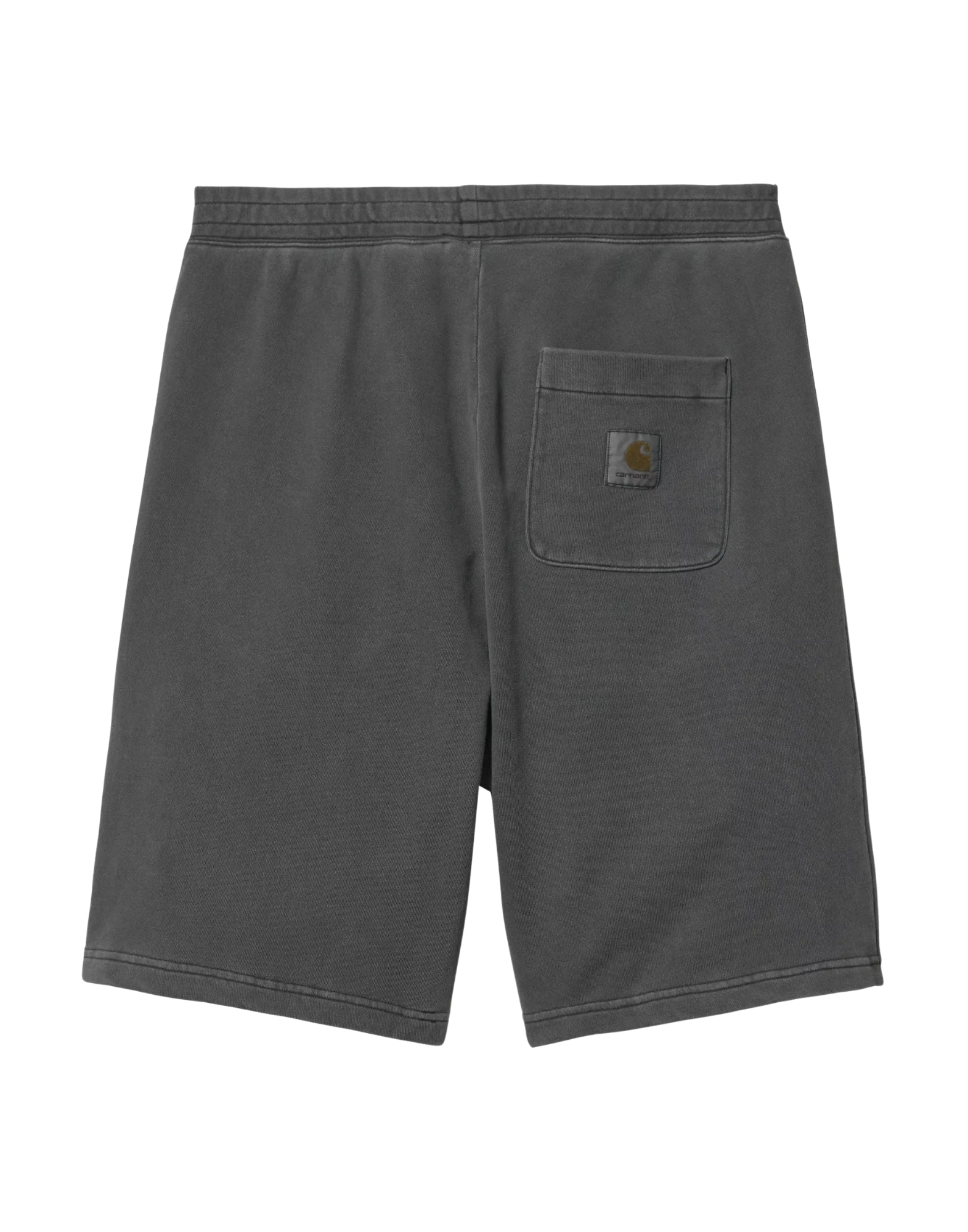 Carhartt WIP Nelson Schweiß Short Stückgefärbtes schwarzes Herrenmodell I030130 89GD