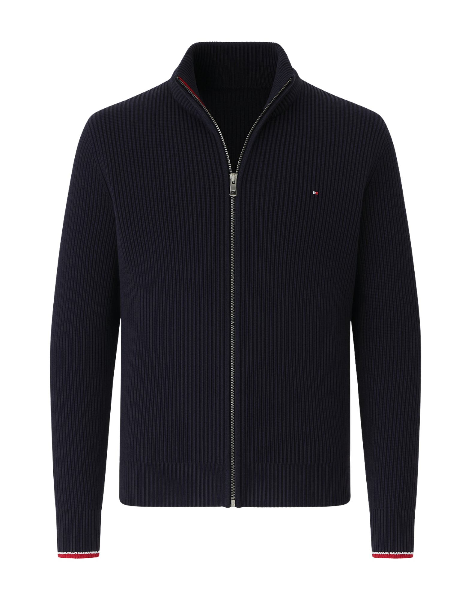 45517 SWEAT-SHIRT ZIPPÉ DW5 BLEU RWB - Maglieria - TOMMY HILFIGER