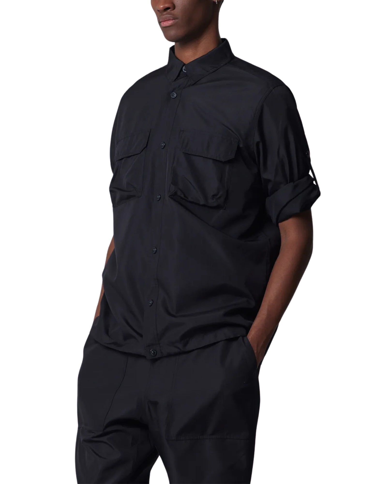 Camiseta hombre 109shndml 2 negro TAION