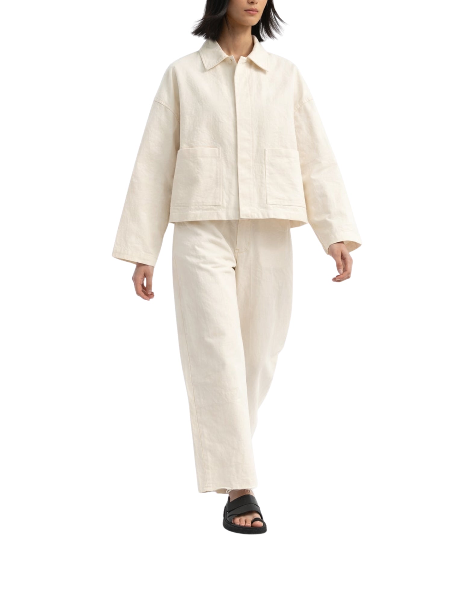 Cape Concept Tiblisi Technical Jacket Women Rice Minimal Italy TIBILISI 0029 RISO