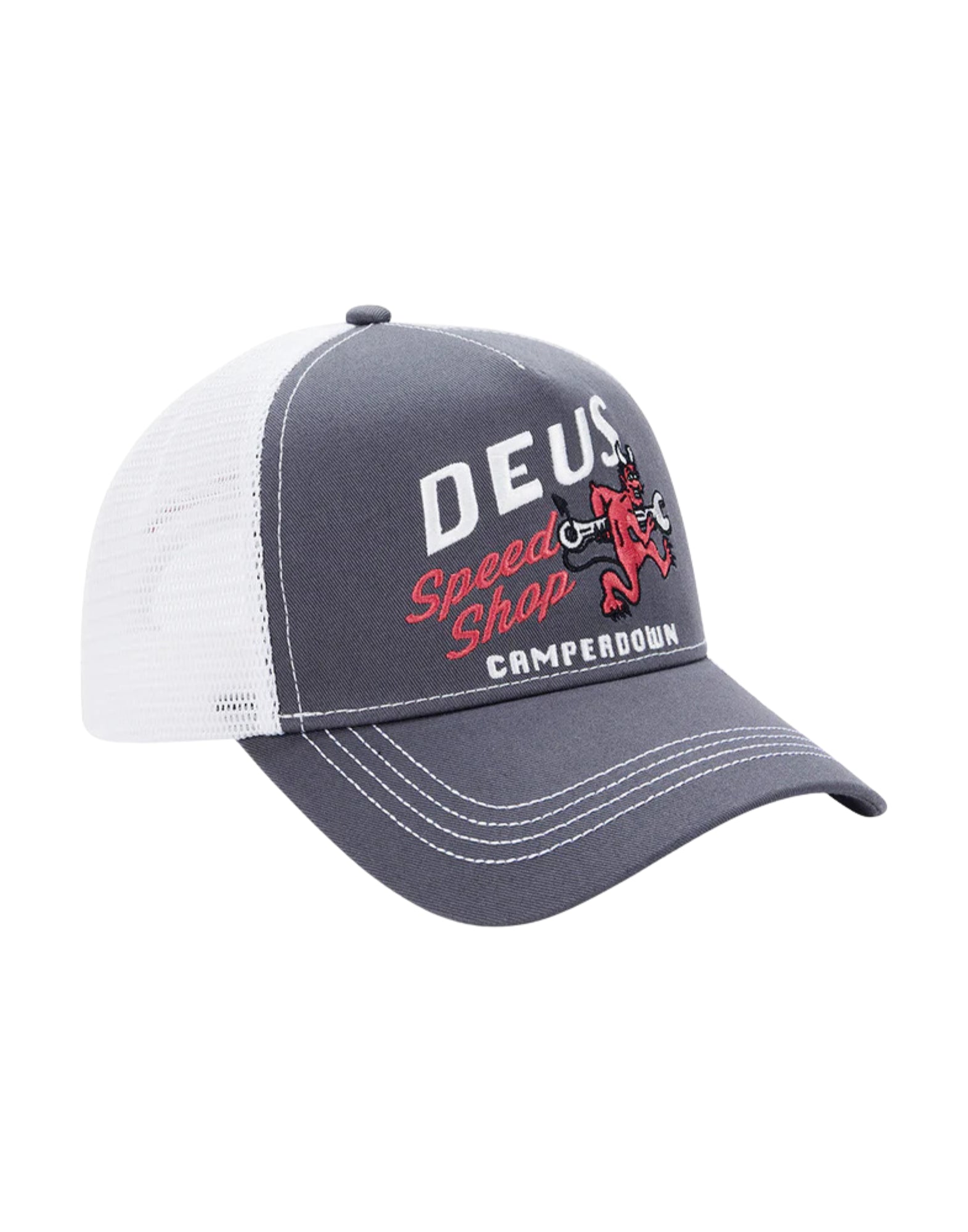 Deus Ex Machina Dogleg Trucker Cap Dark Grey Unisex D261MHA336092800
