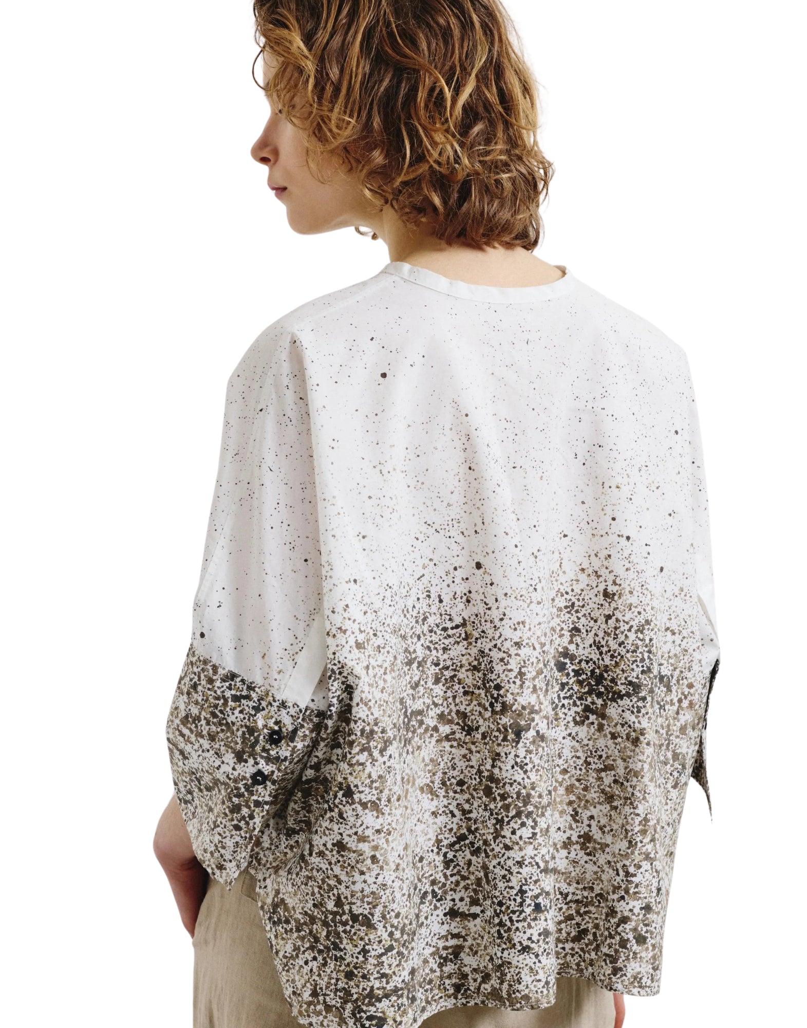 Pomandère Printed Cotton Poplin Shirt Women’s 9492 11641 270