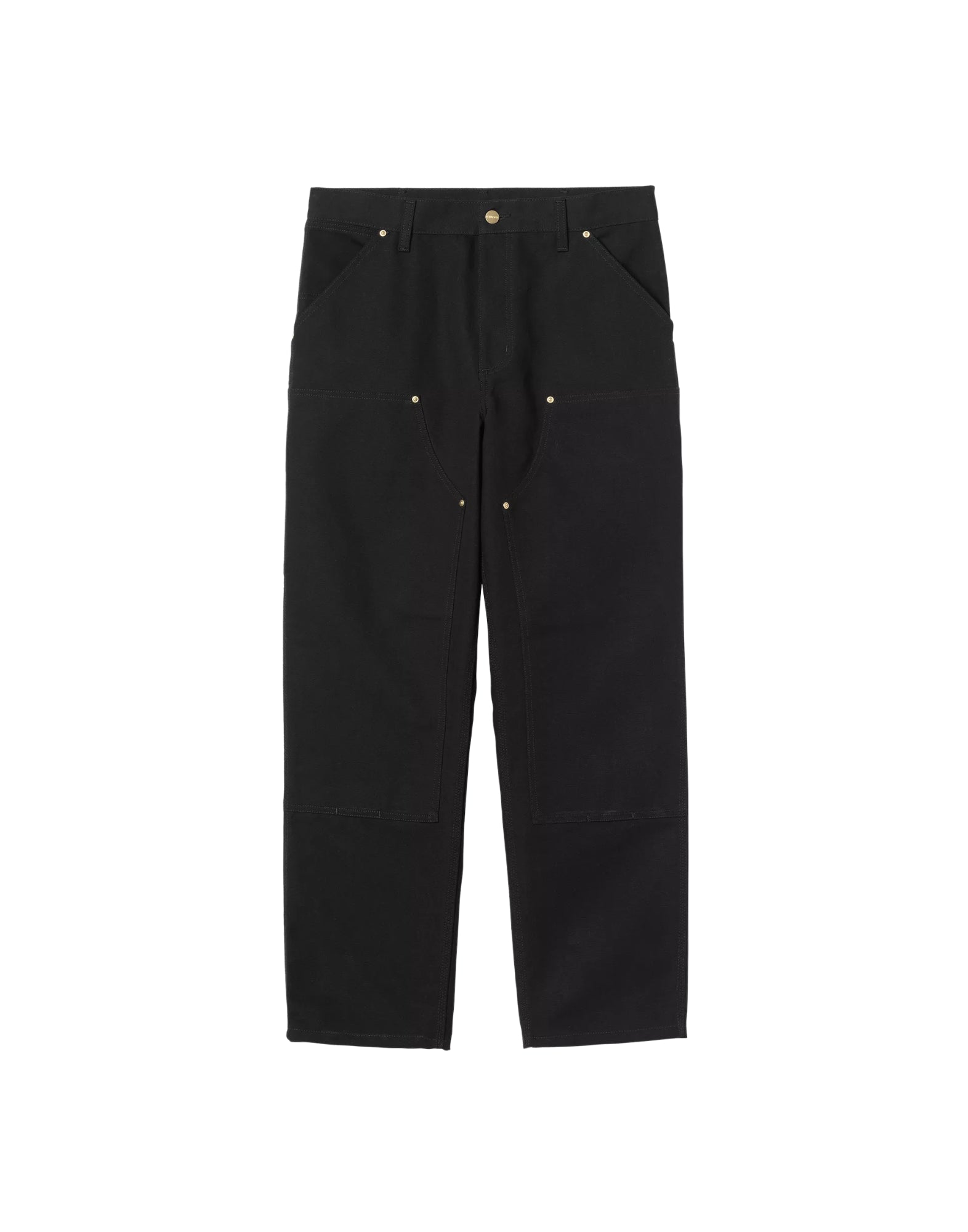 I036274 89B732 BLACK DOUBLE KNEE PANTS - Pantaloni - CARHARTT WIP