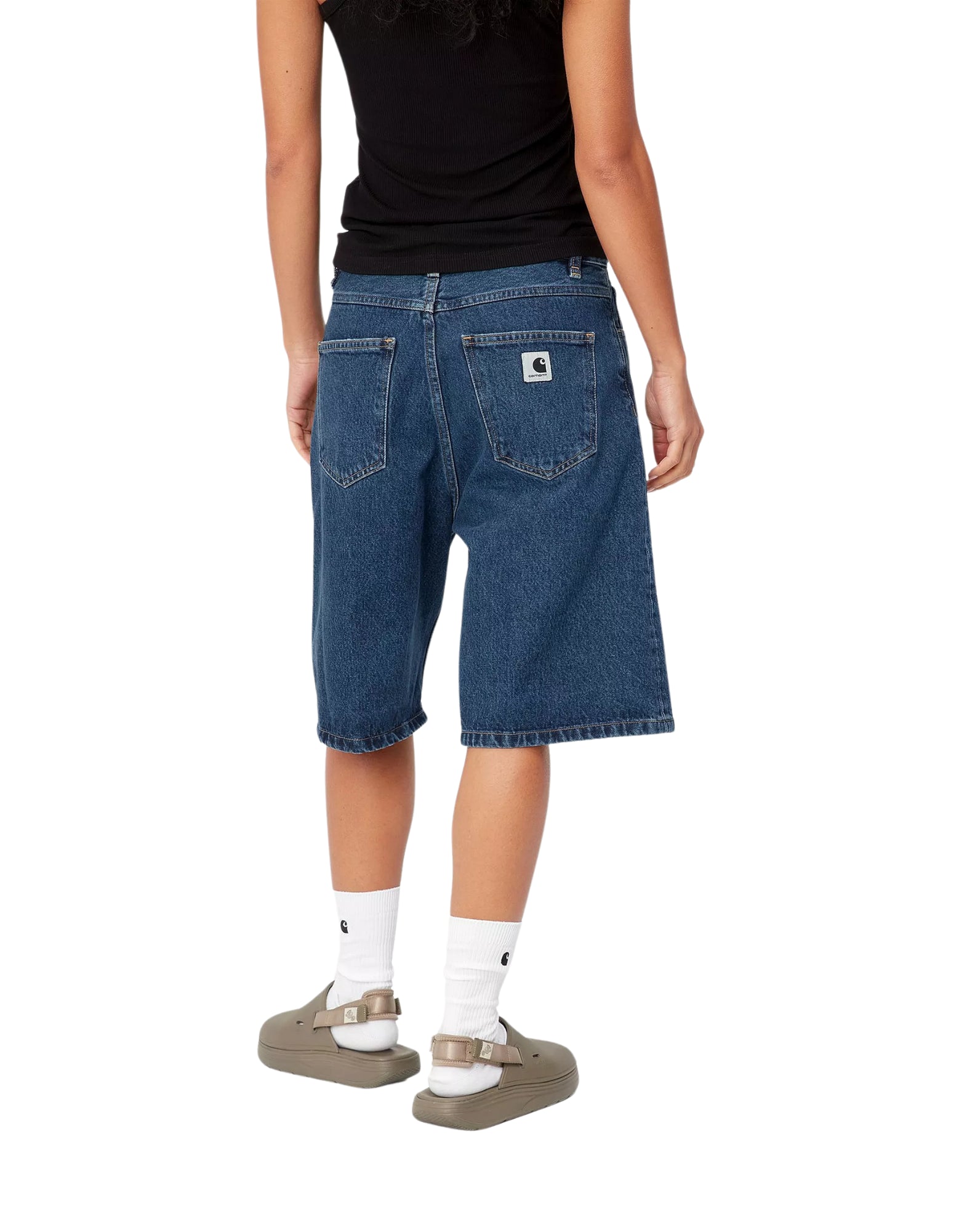 반바지 여자 i031919 0106 브랜든 블루 스톤 세탁 CARHARTT WIP