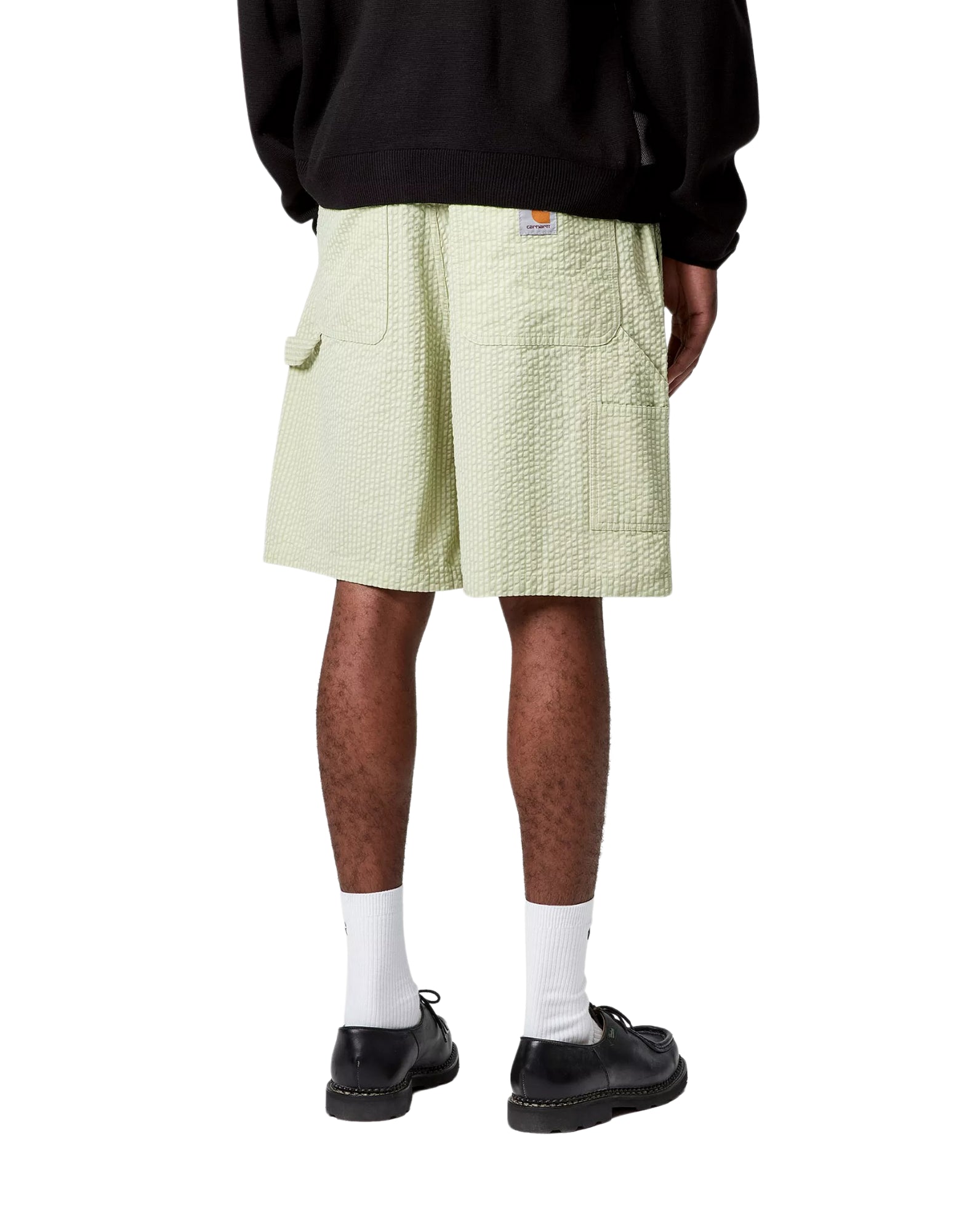 Short Mann I035152 31U Seersucker Toland Stripe Pale Olive CARHARTT WIP