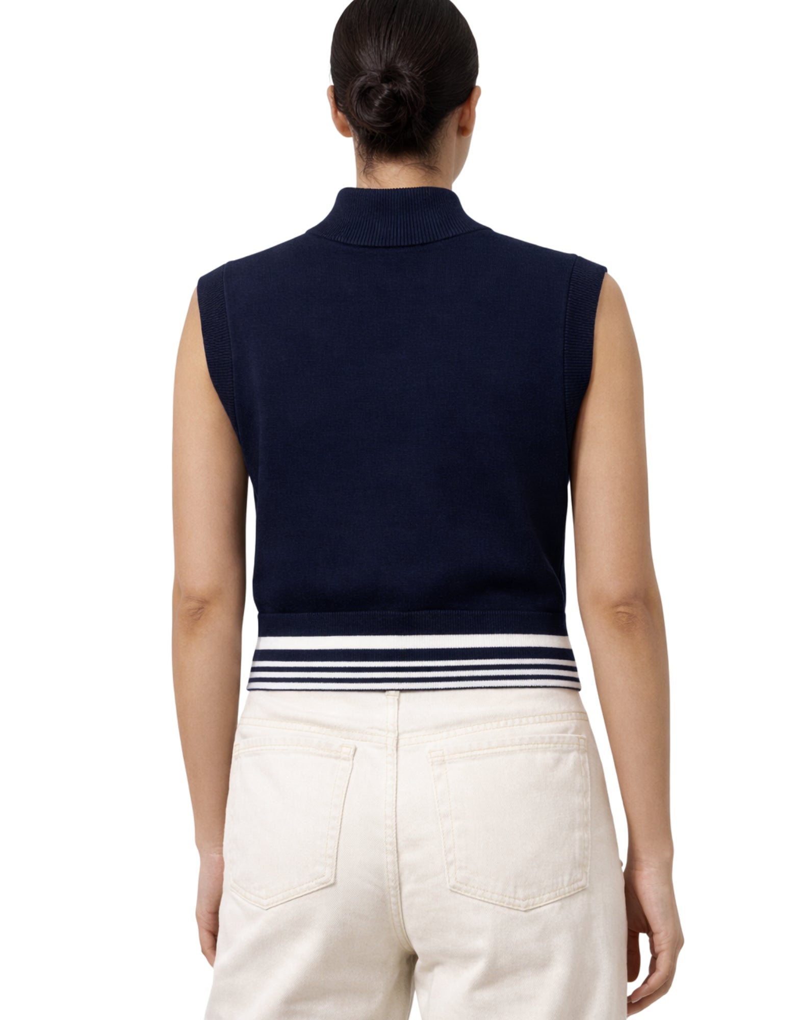 Autry Women’s Vest Main Knitted in Blue VEPW 030B