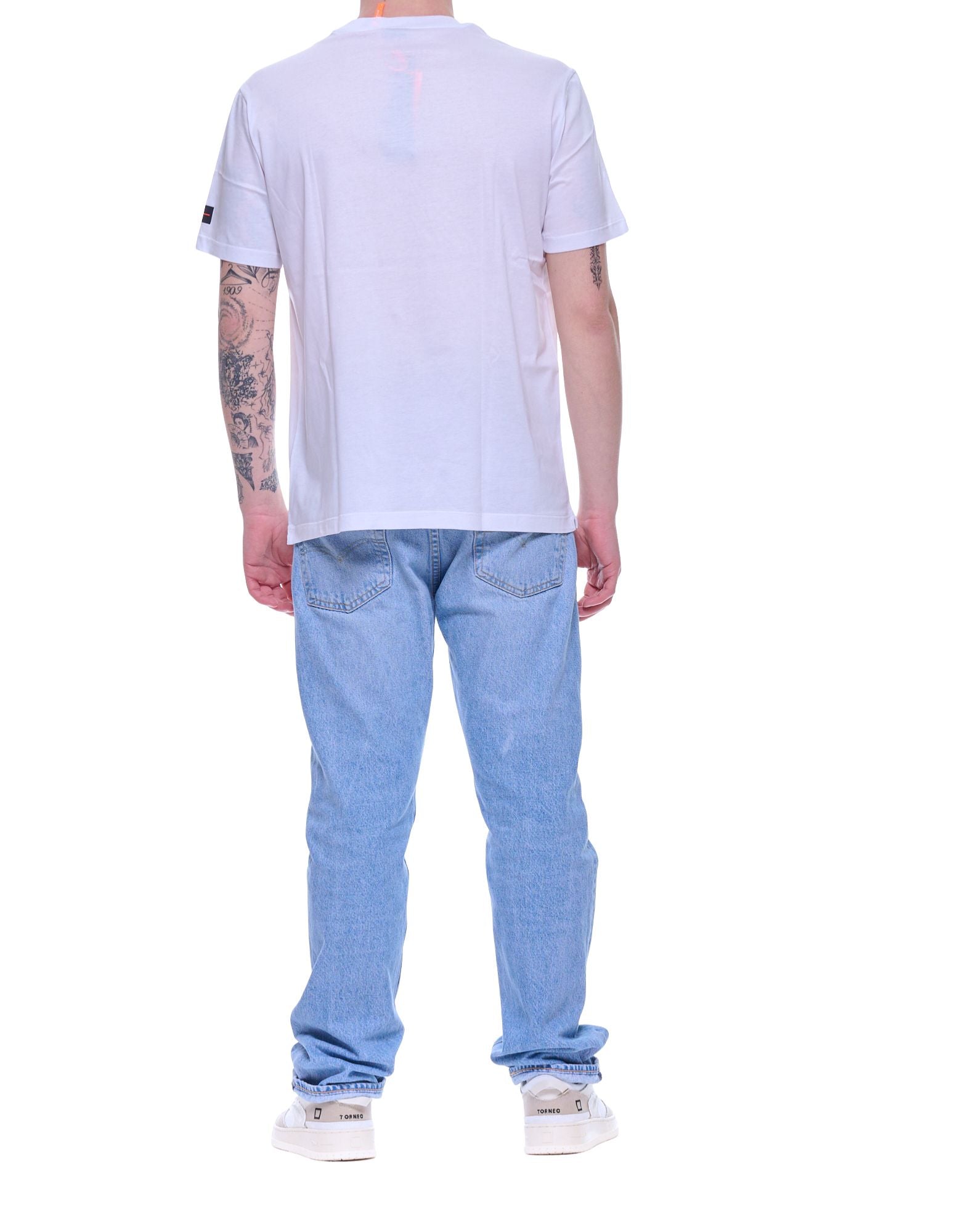 SUNS Paul Lux Mercerized Cotton T-Shirt White Men’s TSS6108U V2 WHITE