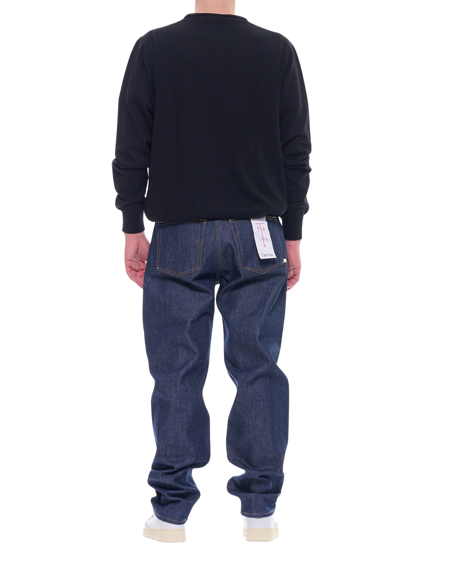 Tenue. Penn Midway Organic Selvedge Denim Jeans High Waist Blue PENN MIDWAY BLUE JEANS