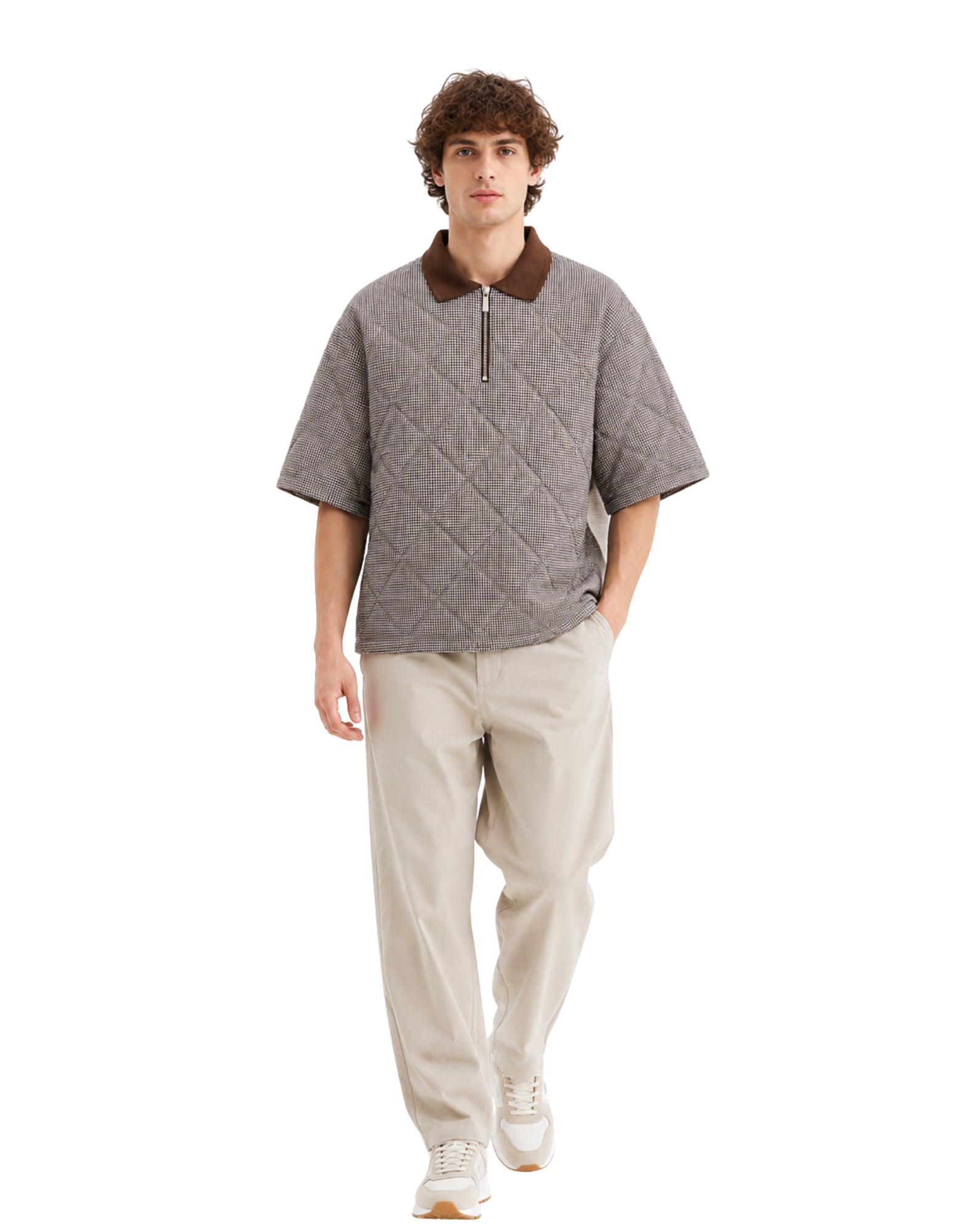 Milo Shirt Polo Man Quadretto