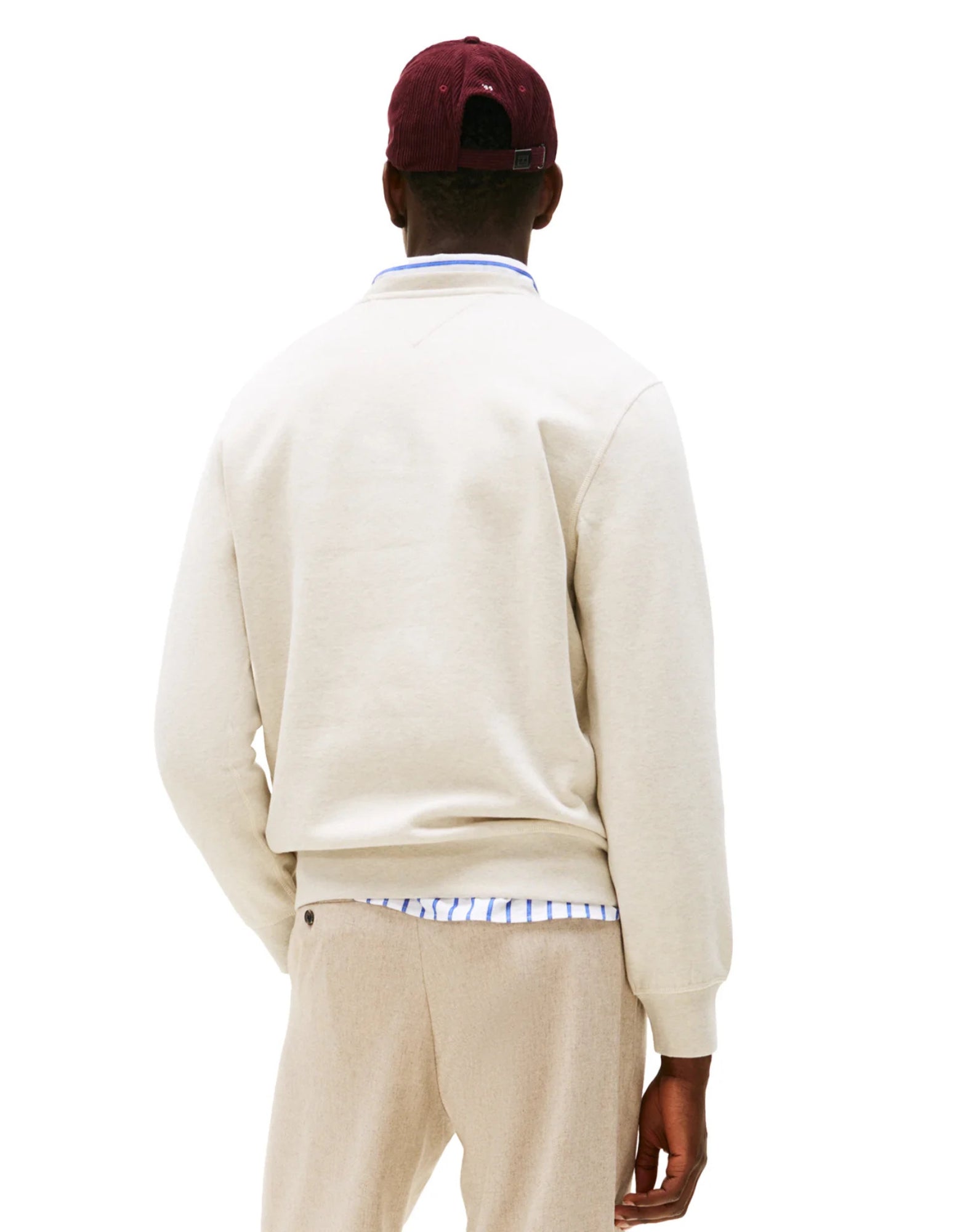 40000 HGF OATMILK FLEECE SWEATSHIRT - Maglieria - TOMMY HILFIGER