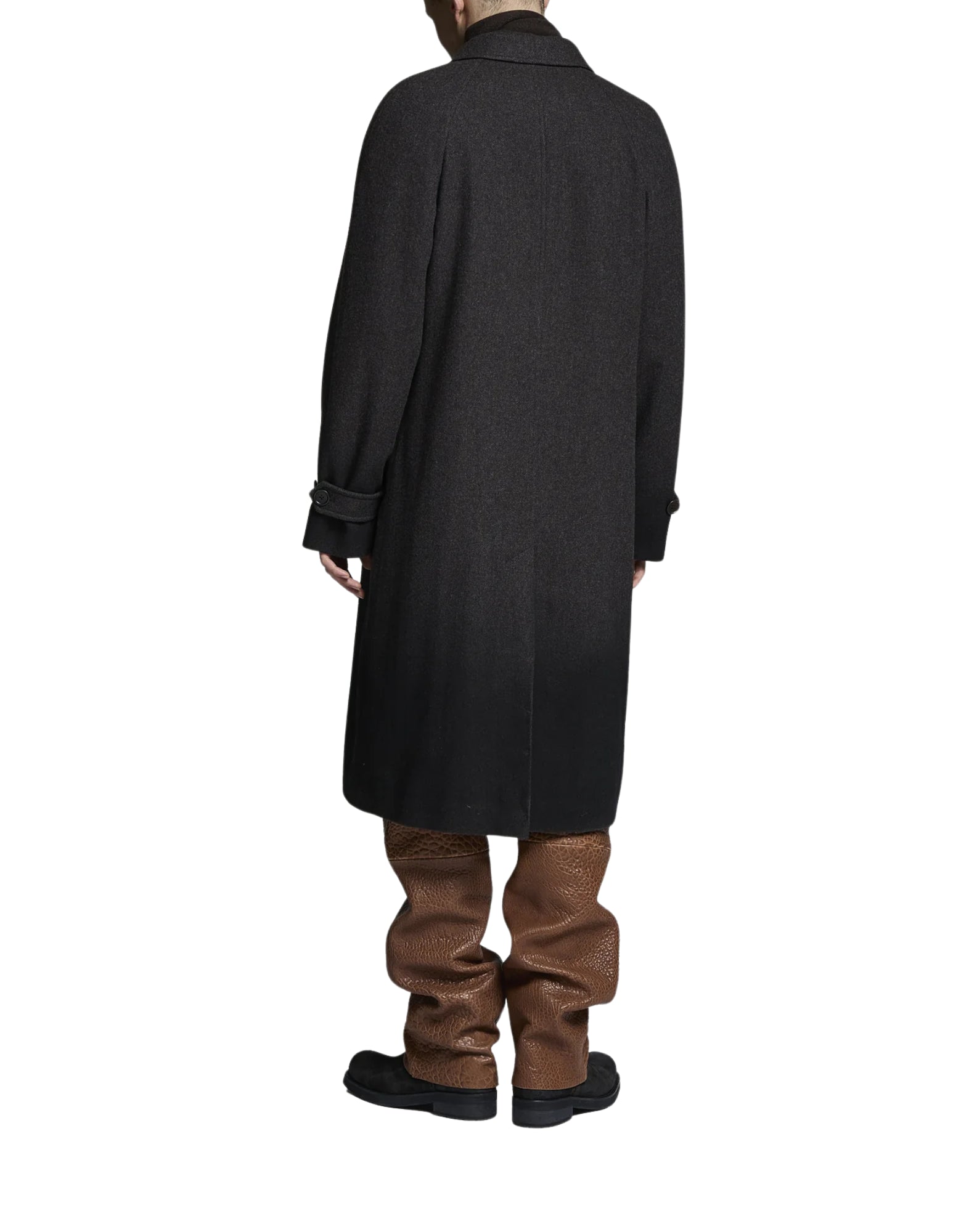 ARTHUR DARK BROWN COAT - Cappotti - PAURA