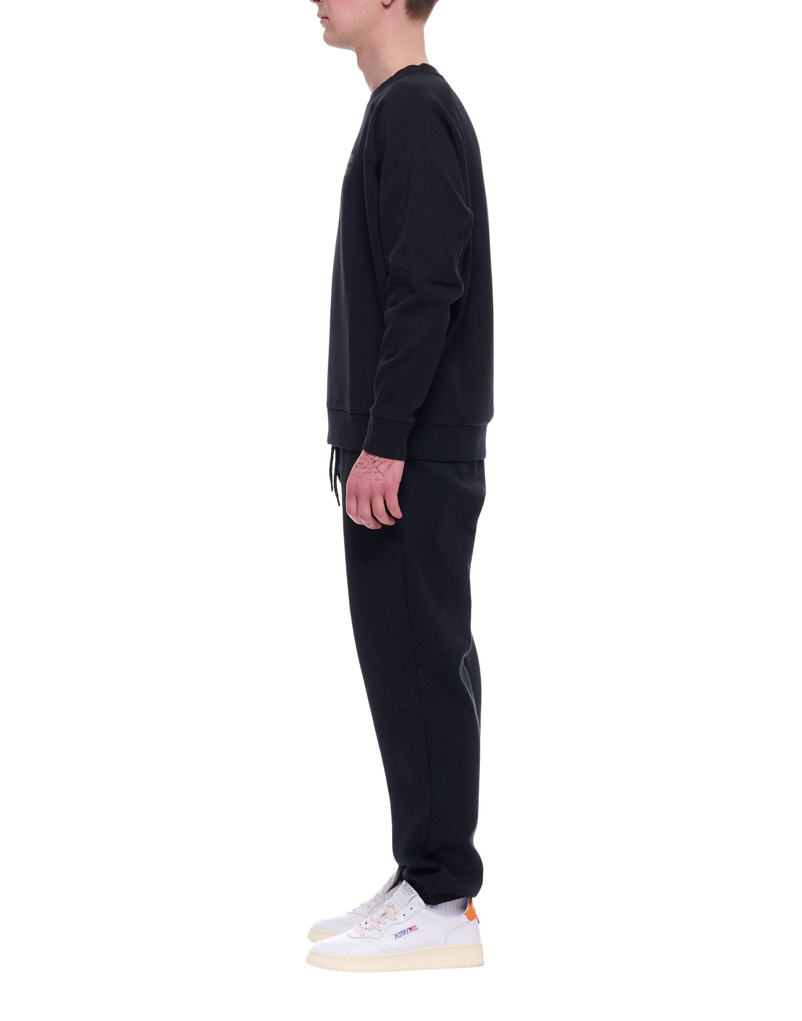 Outhere Men’s Jogger Pants Astra Black Regular Fit Cotton Polyester Elastane Drawstring Waist 4647M211B209-26046 1749 ASTRA