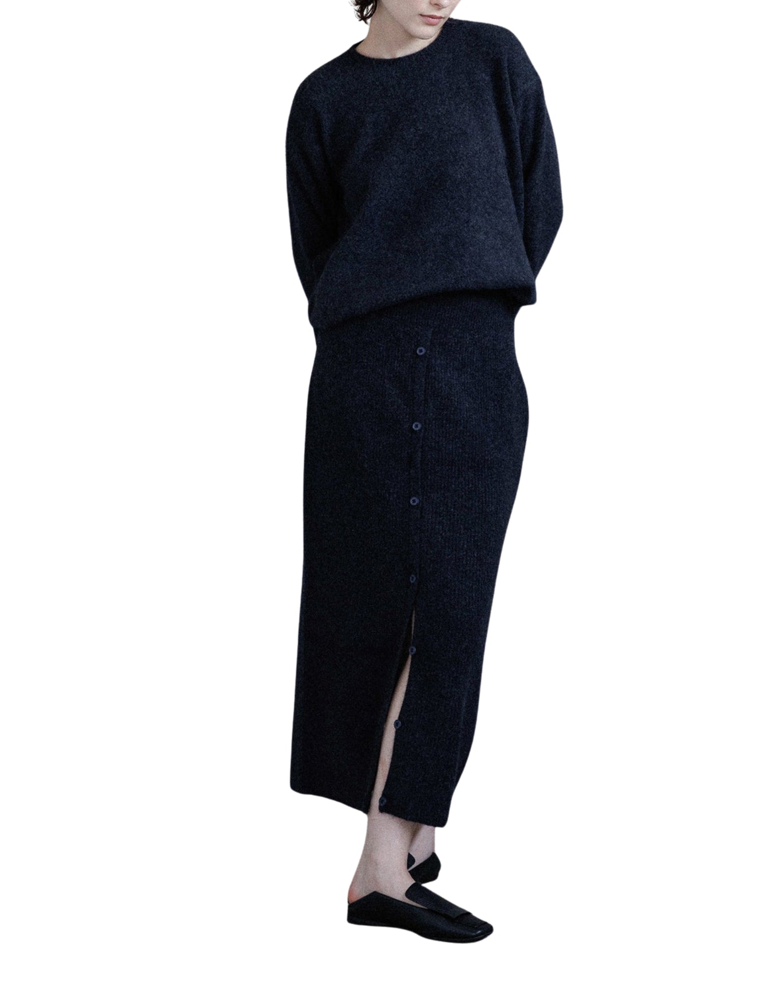 CT25320 75BNV NAVY BLACK PULLOVER - Maglieria - CT PLAGE