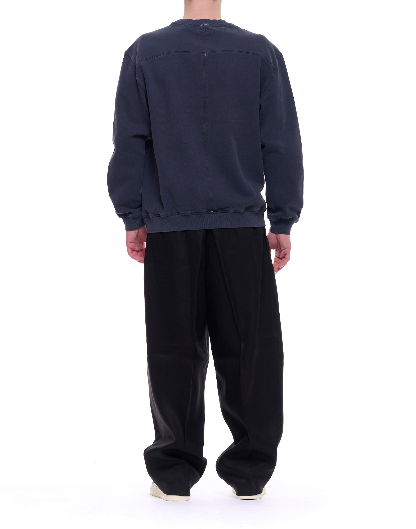 Damiano Carrot Pantalón negro de hombre en mezcla de lino DAM10 L12 NERO
