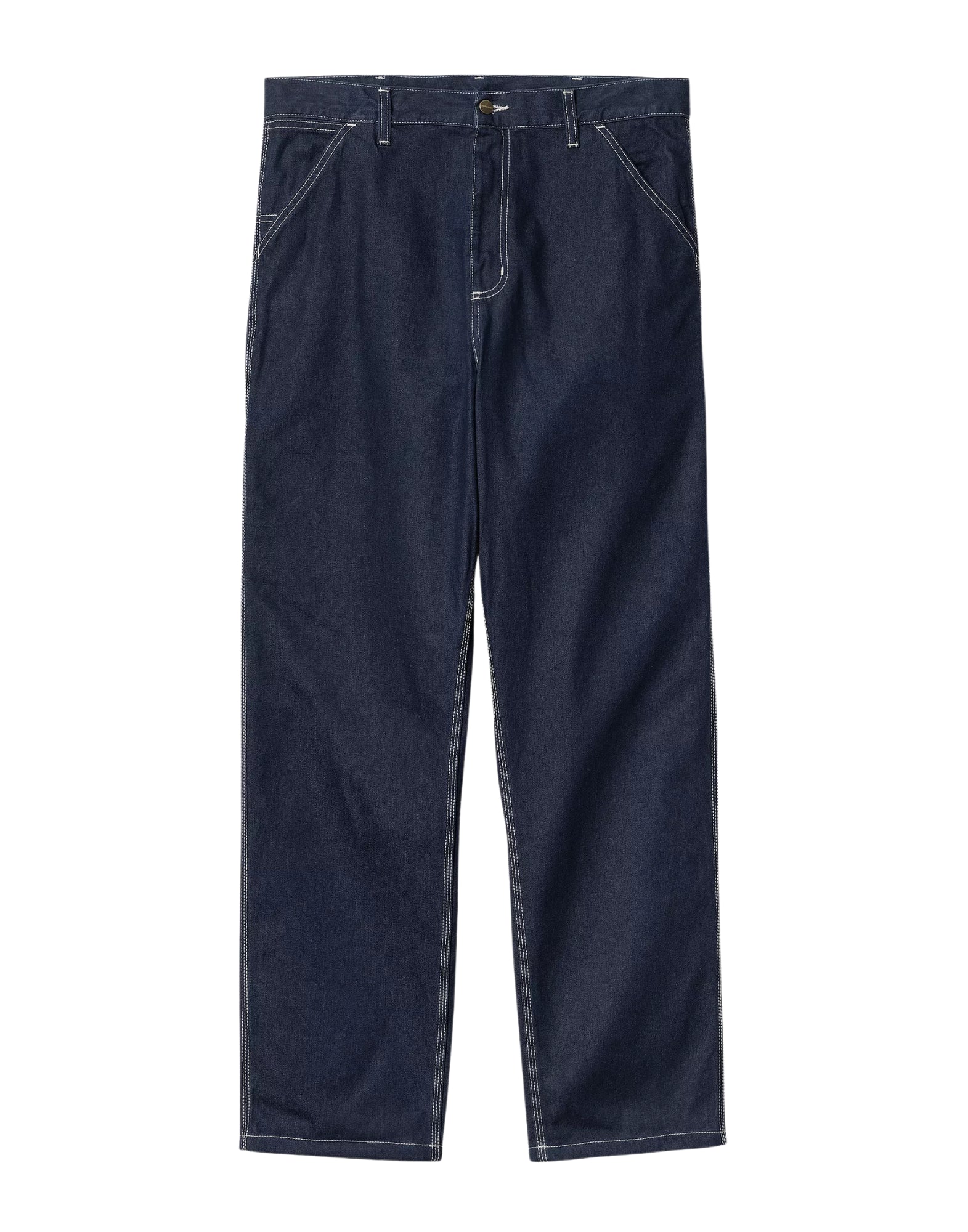 청바지 남자 i034864 010232 단일 무릎 블루 헹굼 CARHARTT WIP