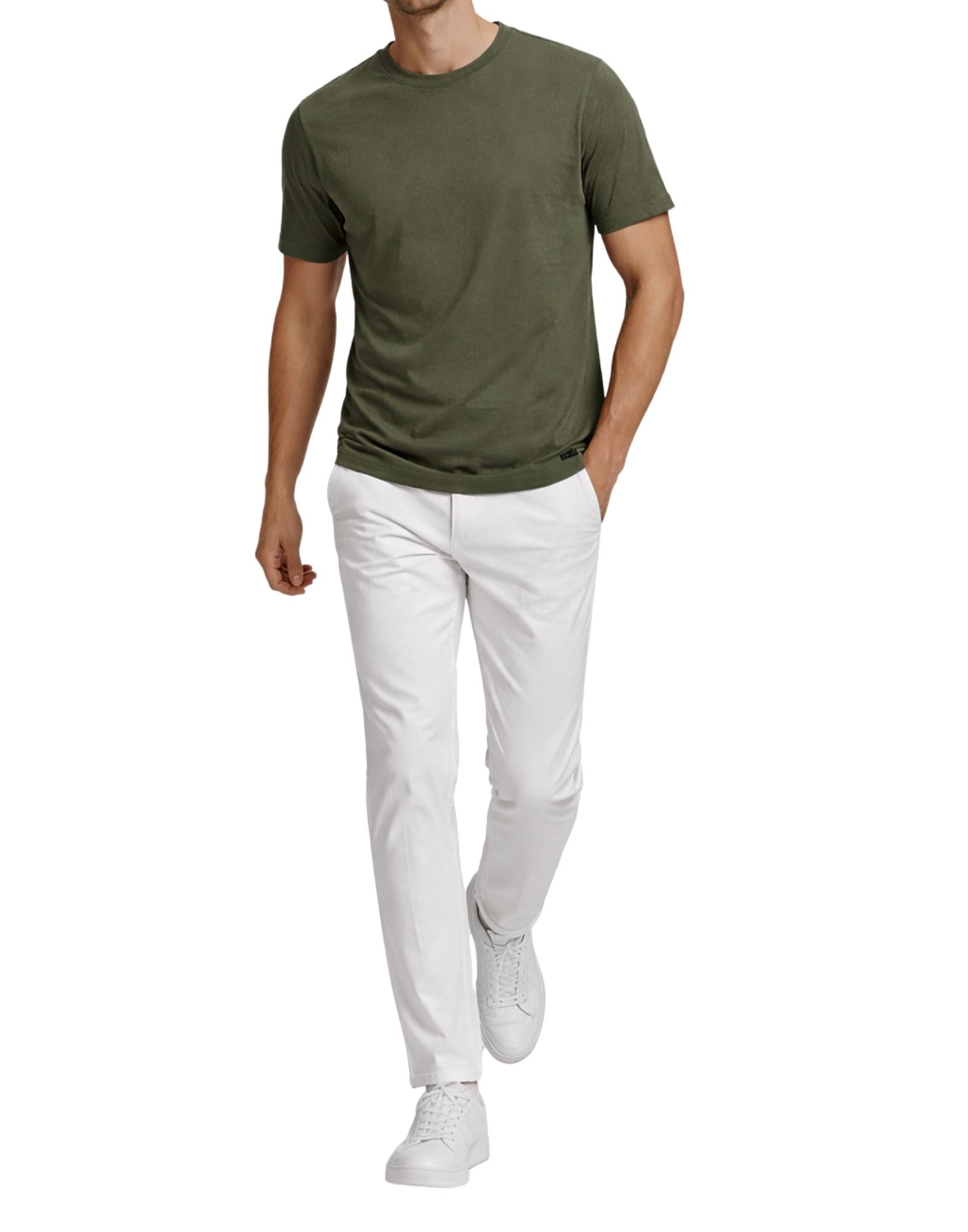 Unity Original Nerea Crepe Cotton T-Shirt Green Men’s TS-NEREA CREPE GREEN