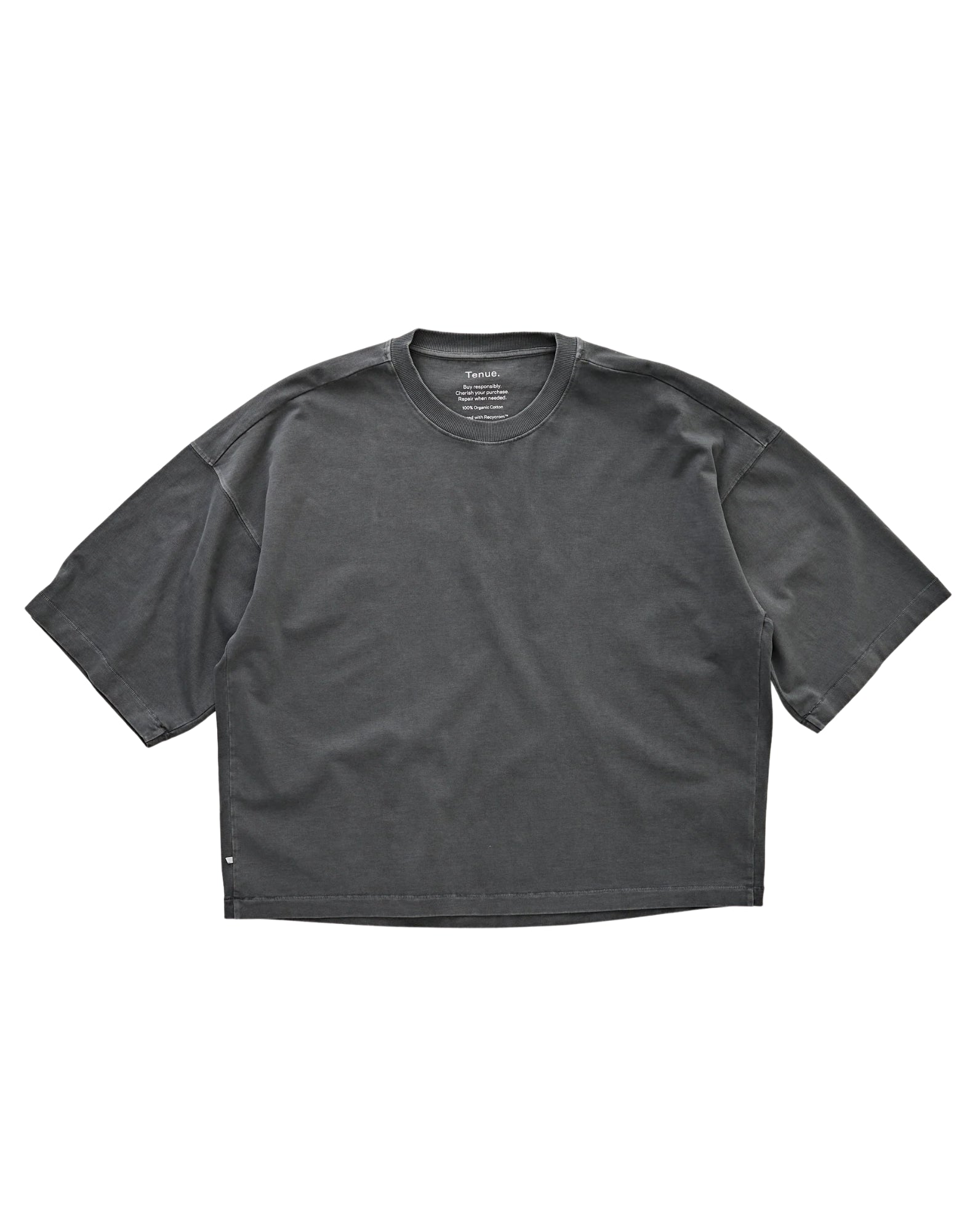 임기. Ben 티셔츠 현무암 오버사이즈 헤비웨이트 저지 티셔츠 BASALT BEN