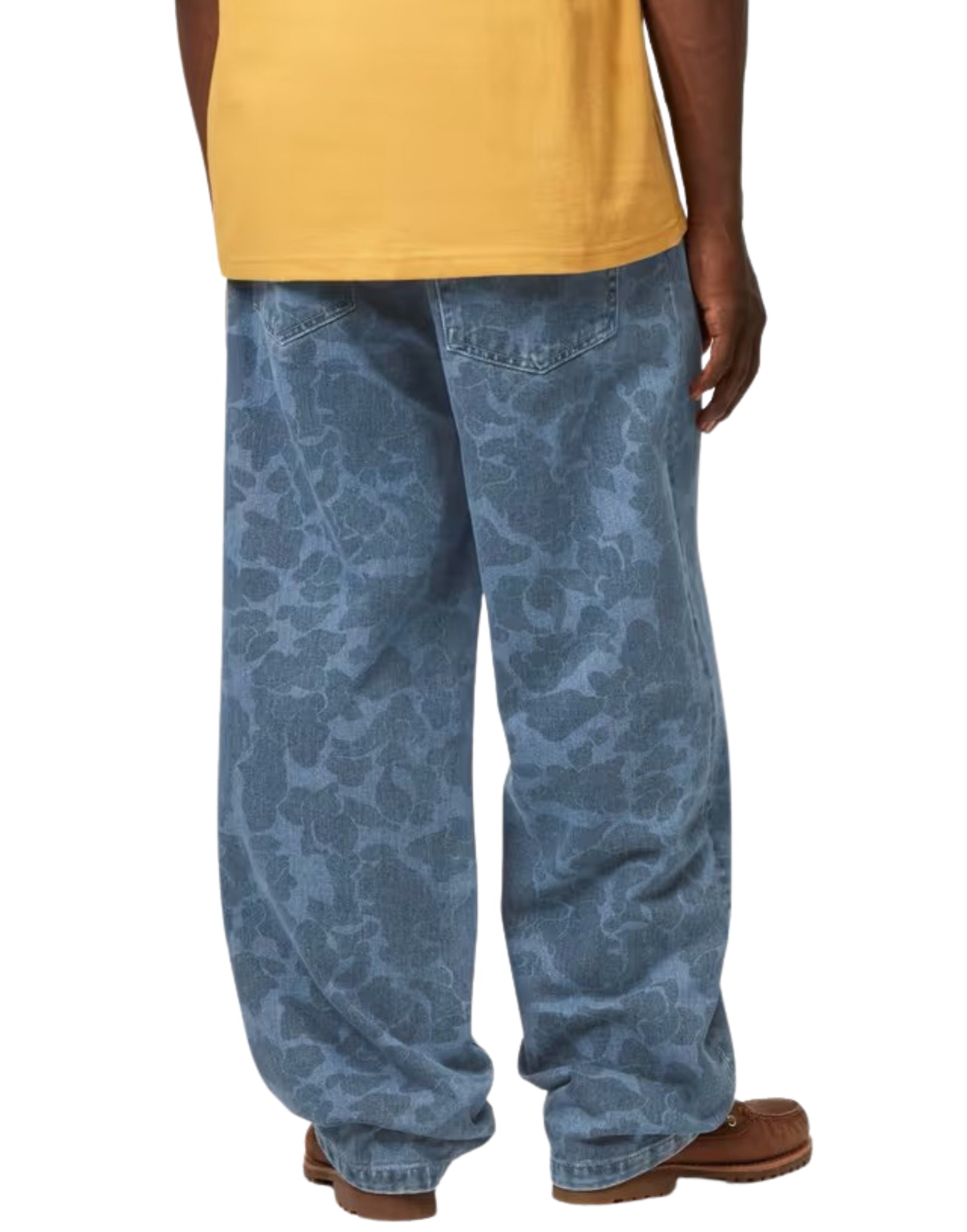 I033755 BLUE CAMO DUCK LANDON PANTS - Jeans - CARHARTT WIP