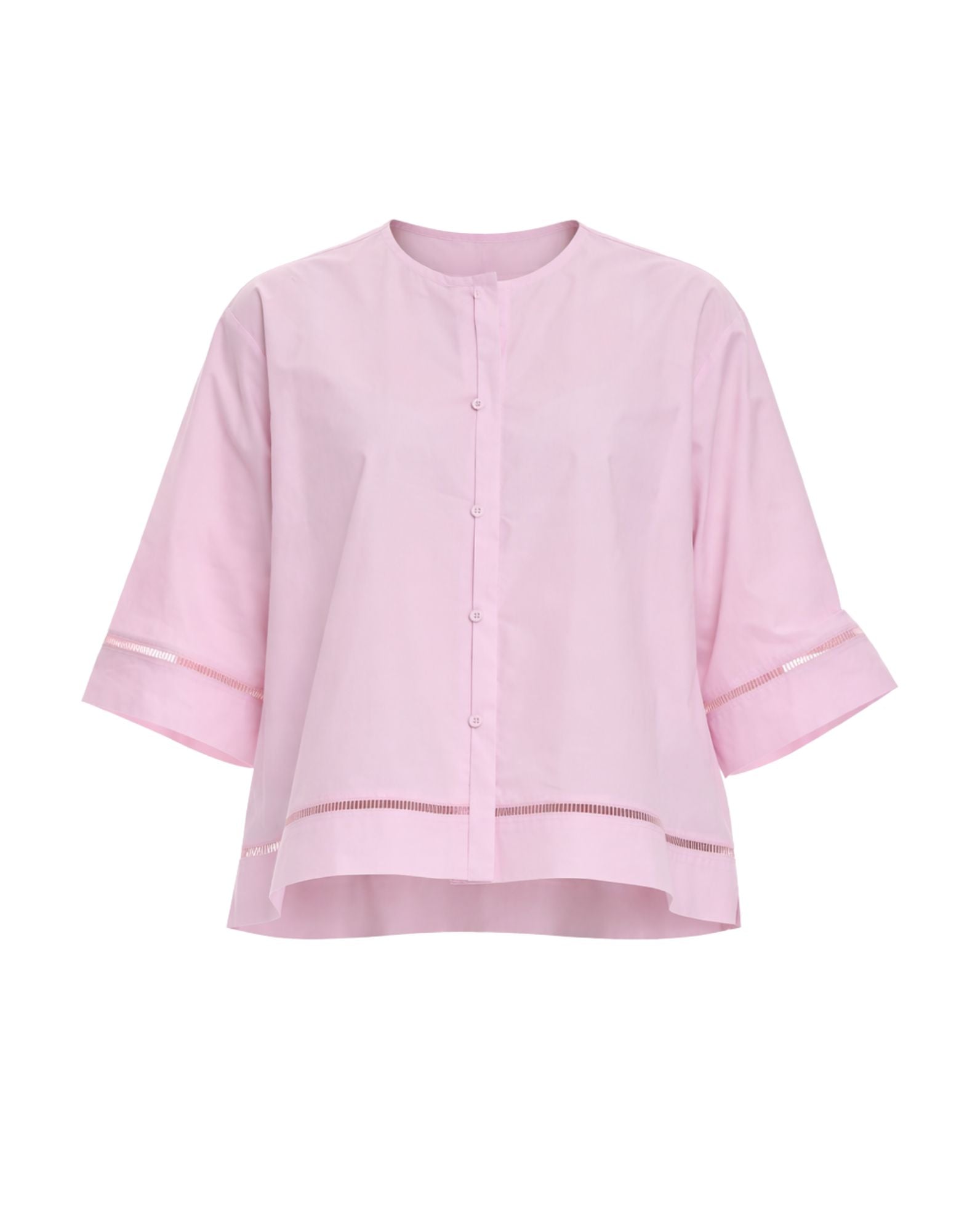 forte_forte Women’s Charme Pink Cotton My Shirt 14836 MY SHIRT CHARME
