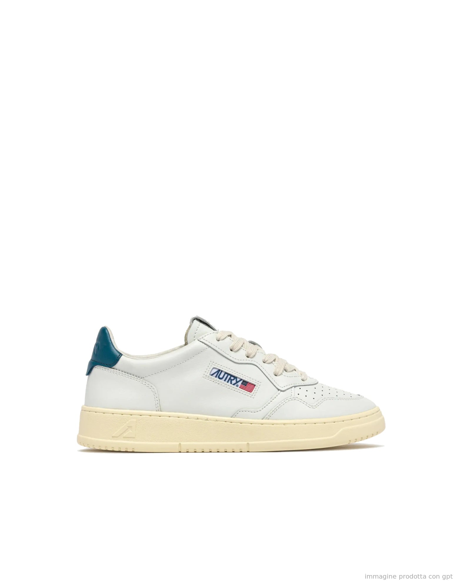 Medalist Low White/Mallard Blue