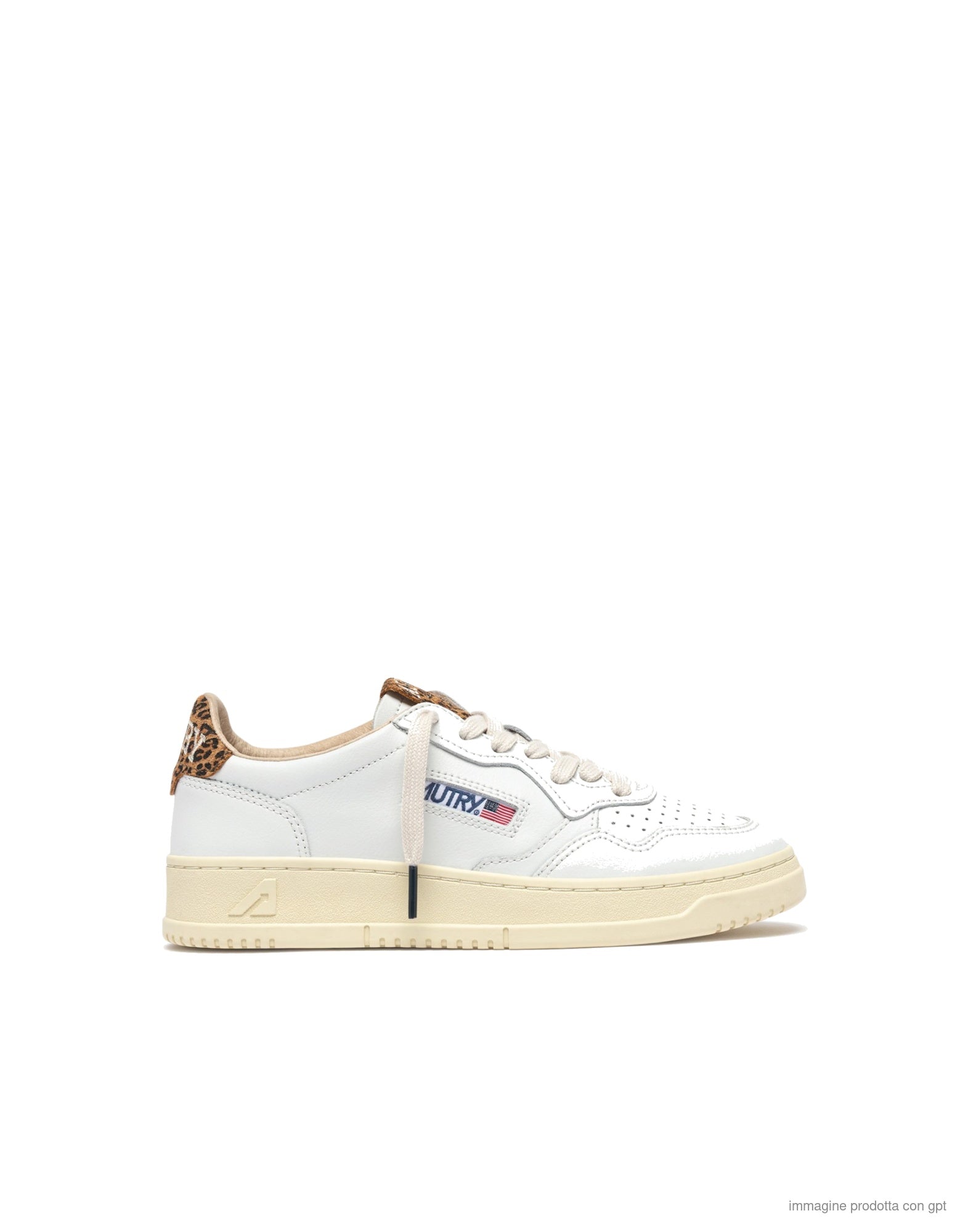Medalist low White/Leoprint